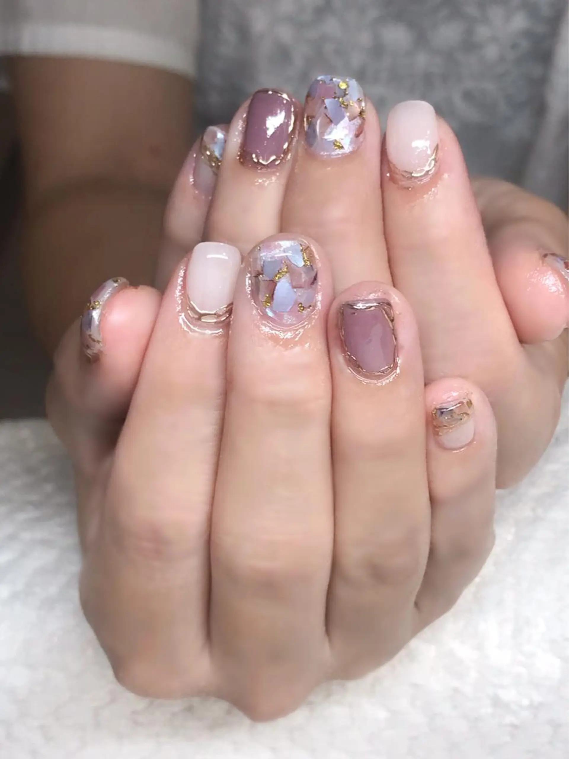 ネイル ジェルネイル オフィスネイル シンプルネイル 夏ネイル Nyanco Nailのネイルデザイン