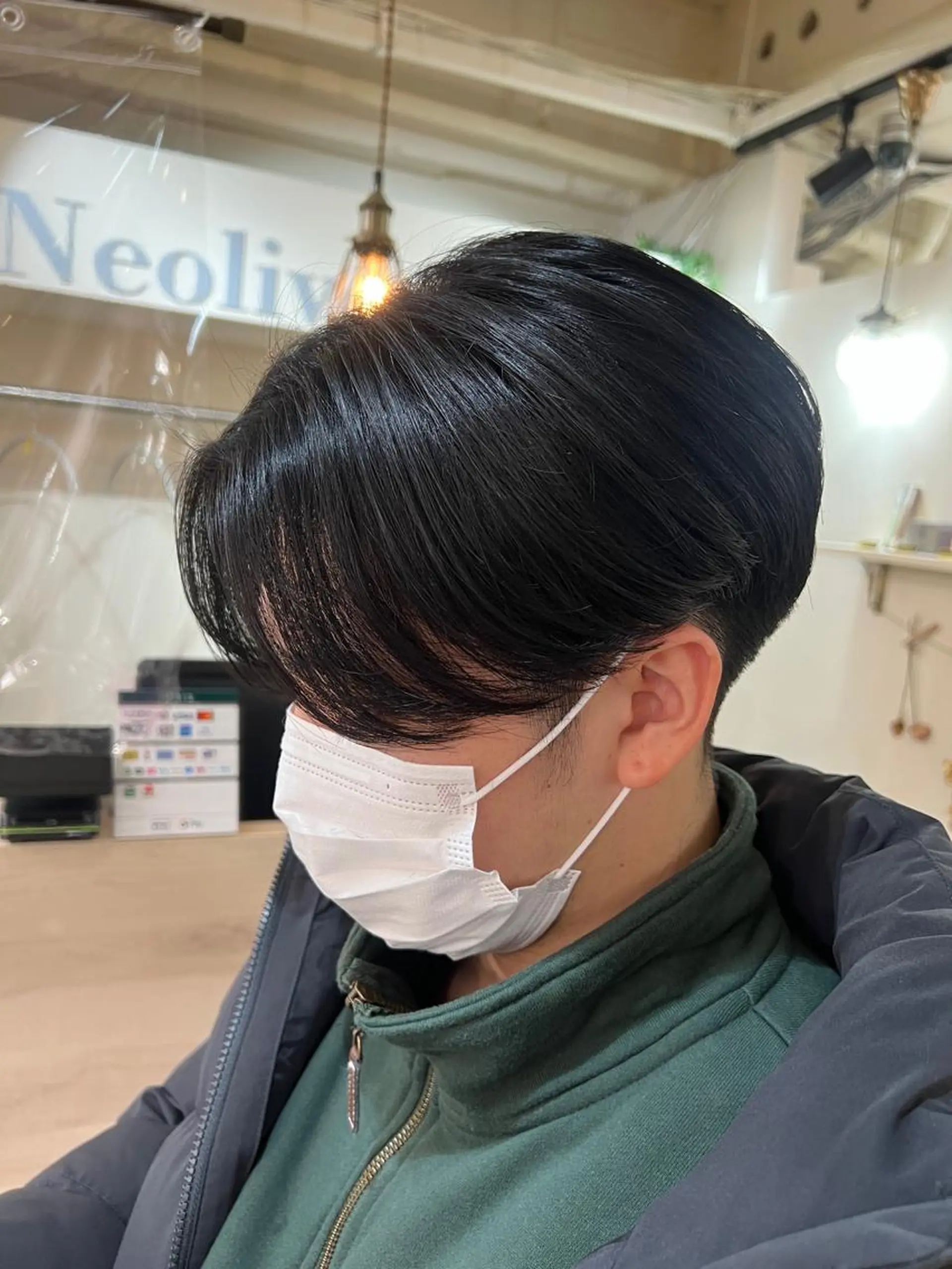 ショート パーマ メンズ センターパート カット パーマ メンズカットパーマ ✂️ JOYAのヘアスタイル