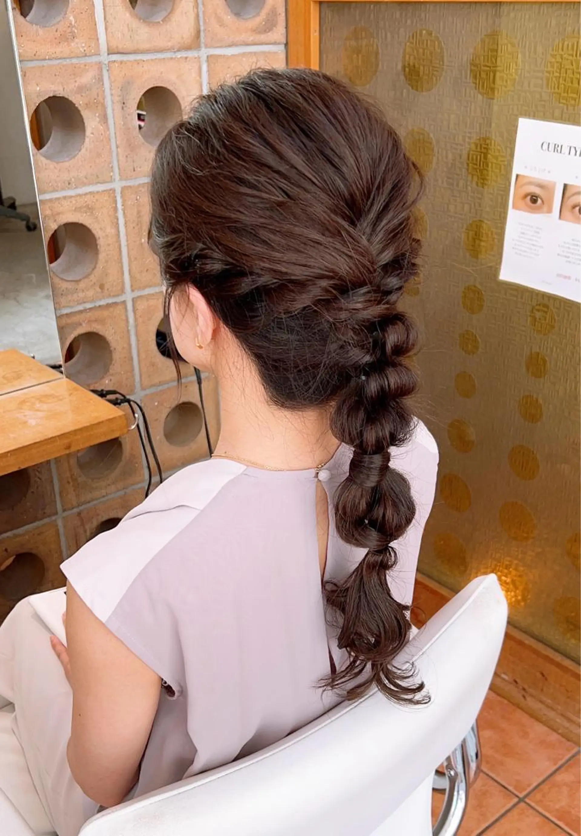 ヘアアレンジ 💠クロスパーマ /アレンジ/彩未💠のヘアスタイル