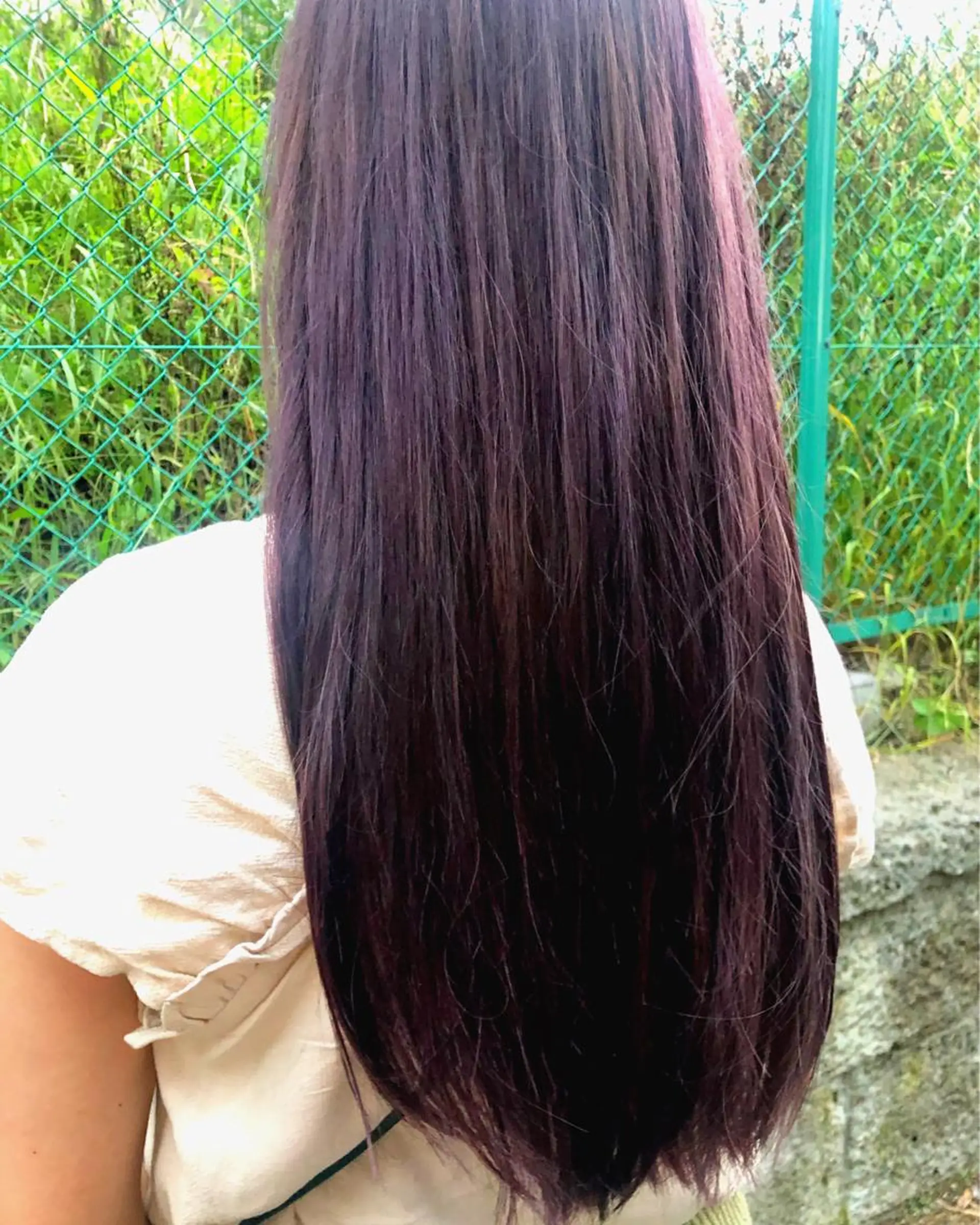 ロング カラー カット ヘアカラー 仲間 菜々世のヘアスタイル