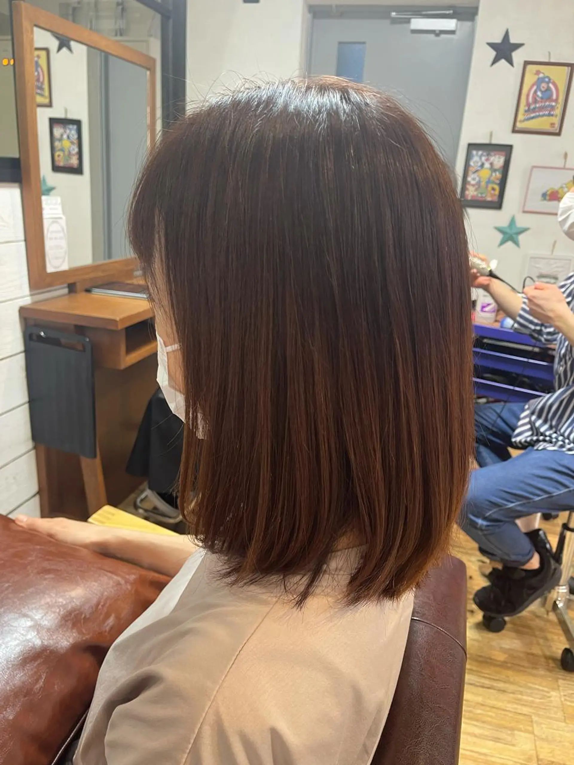 ミディアム 髪質改善 平田 たかしのヘアスタイル