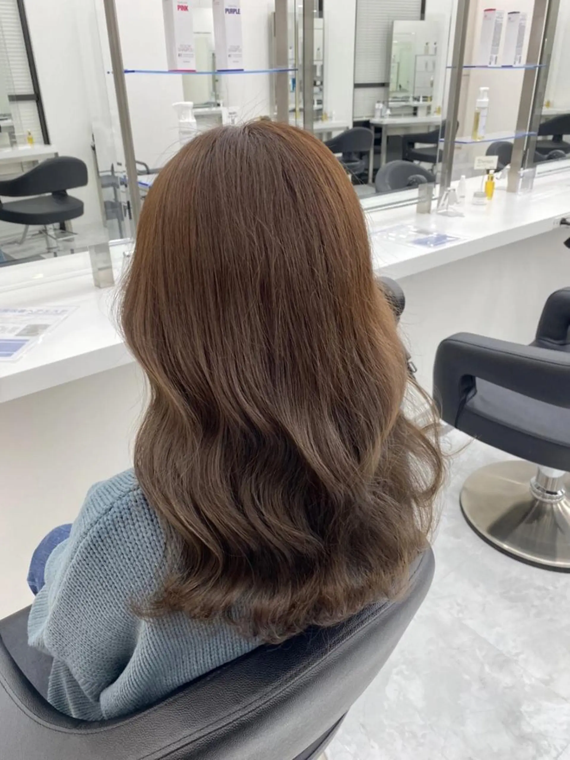 カラー ヘアカラー トリートメント ヘッドスパ ヘアセット 期間限定🪞 似合わせベージュ🧸のヘアスタイル