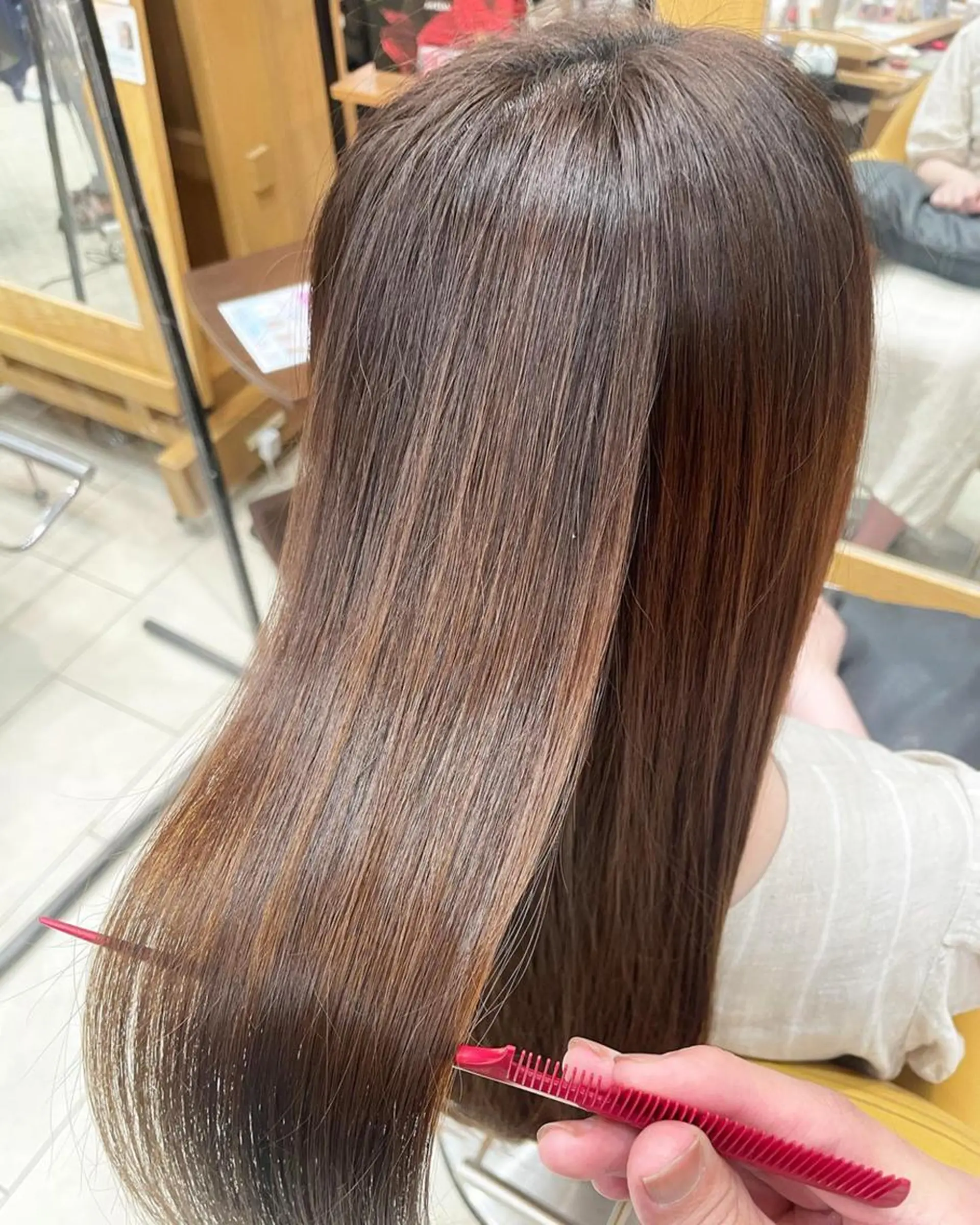 ロング 髪質改善 縮毛矯正 ♦️モテ髪創作者 SUGA♦️のヘアスタイル