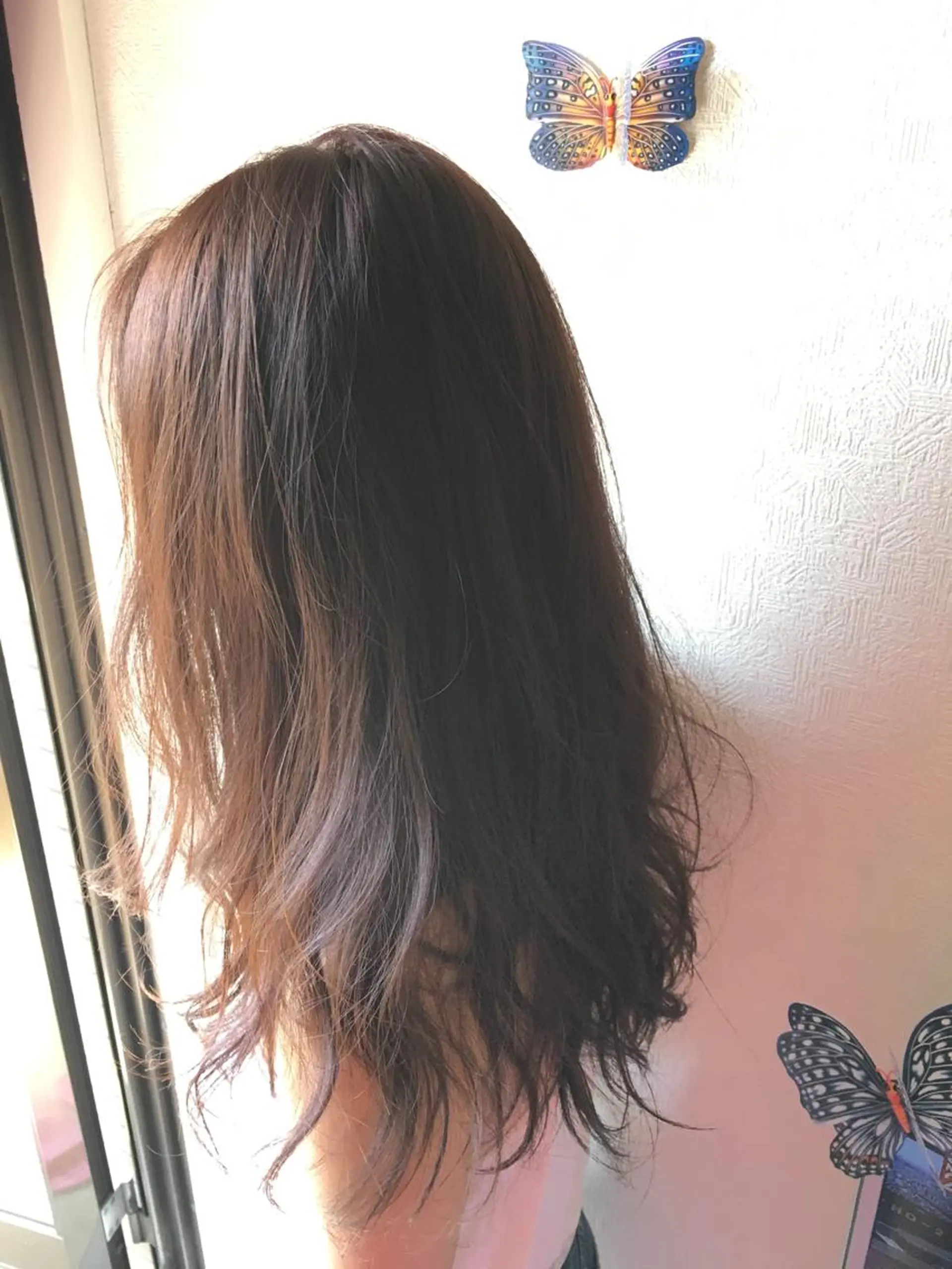 セミロング カラー せこぐち まいのヘアスタイル