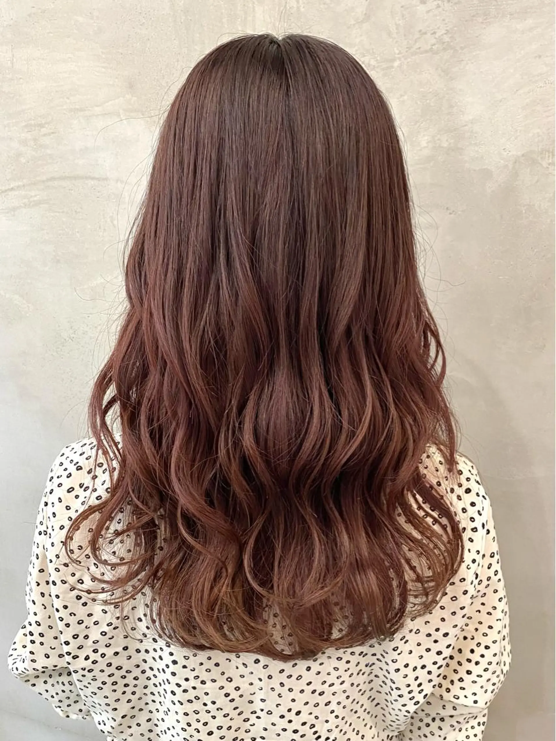 セミロング カラー ブリーチ カシス ブリーチなしカラー ヘアカラー トリートメント pesca 長町南店 OIKAWAのヘアスタイル