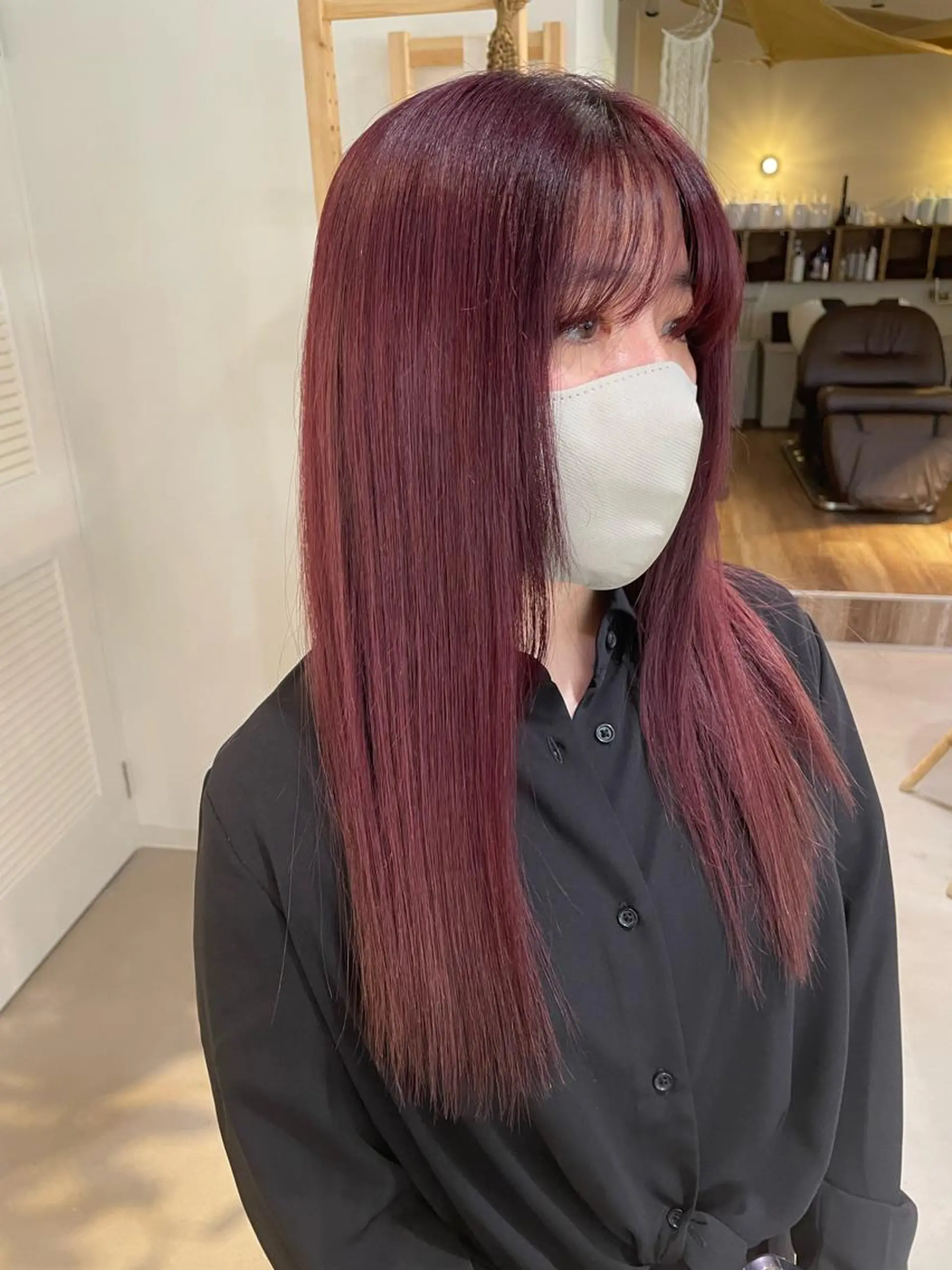 ロング ヘアカラー トリートメント cocoluana(ココルアナ)所属・韓国風ヘア専門 🇰🇷Noaのヘアスタイル