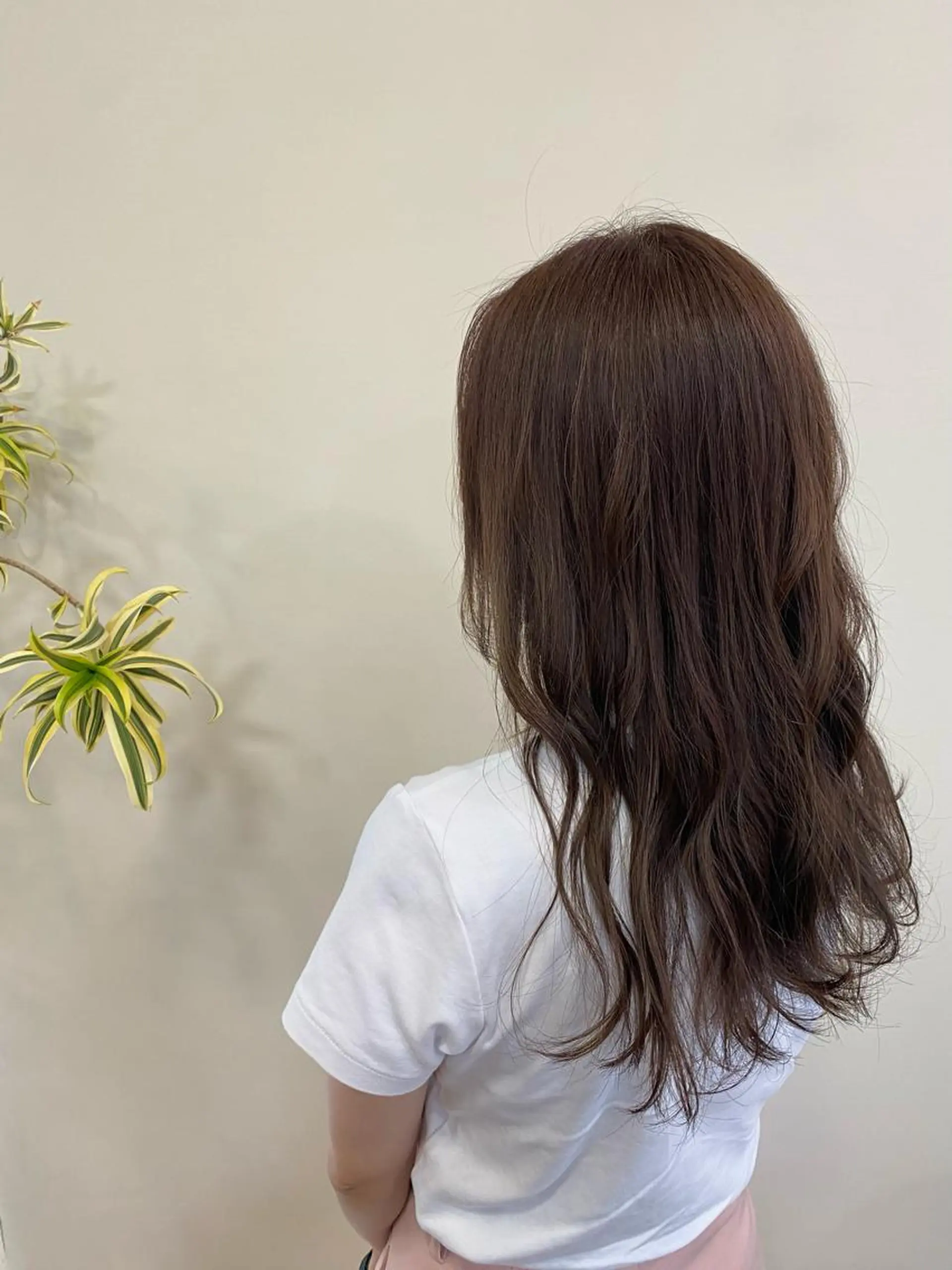 セミロング ヘアカラー トリートメント Un Fleur所属・立野 希沙のヘアスタイル