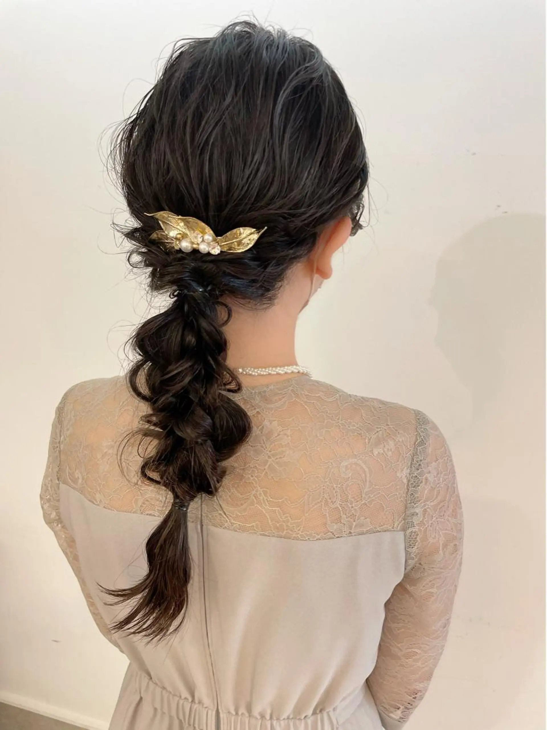 セミロング ヘアアレンジ ヘアセット 佐藤 梨里花 ❤︎のヘアスタイル
