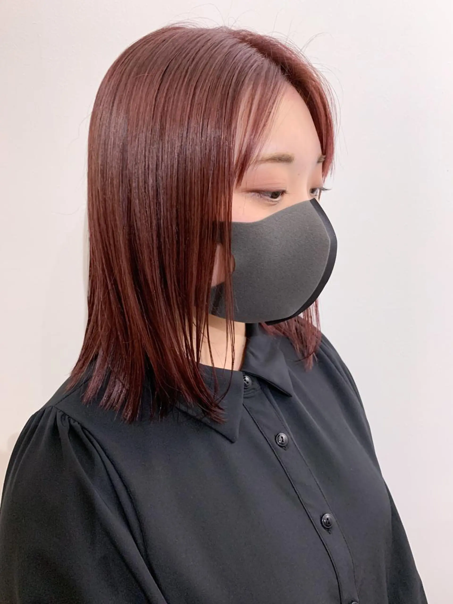 ミディアム カラー ピンクカラー OLTI所属・中村 勇星のヘアスタイル