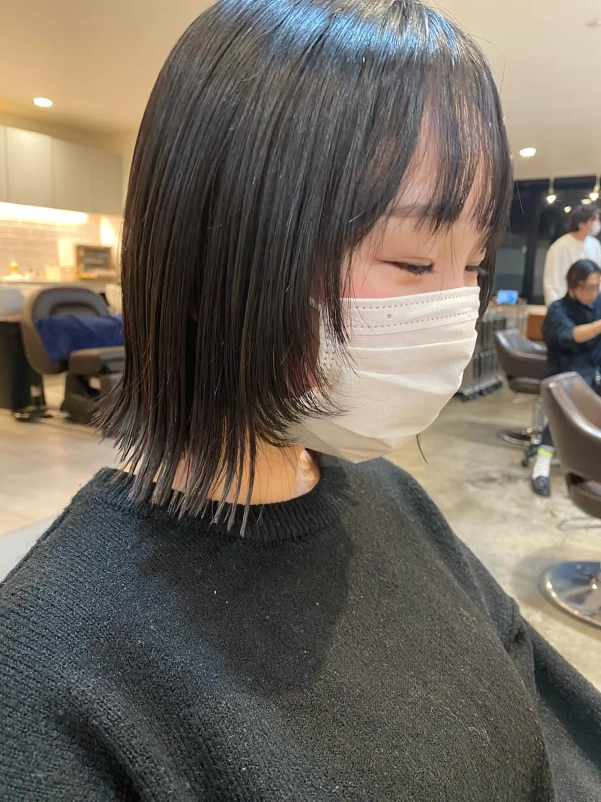 ショート レイヤーカット カット 聖斗 /ハイトーン/パーマのヘアスタイル