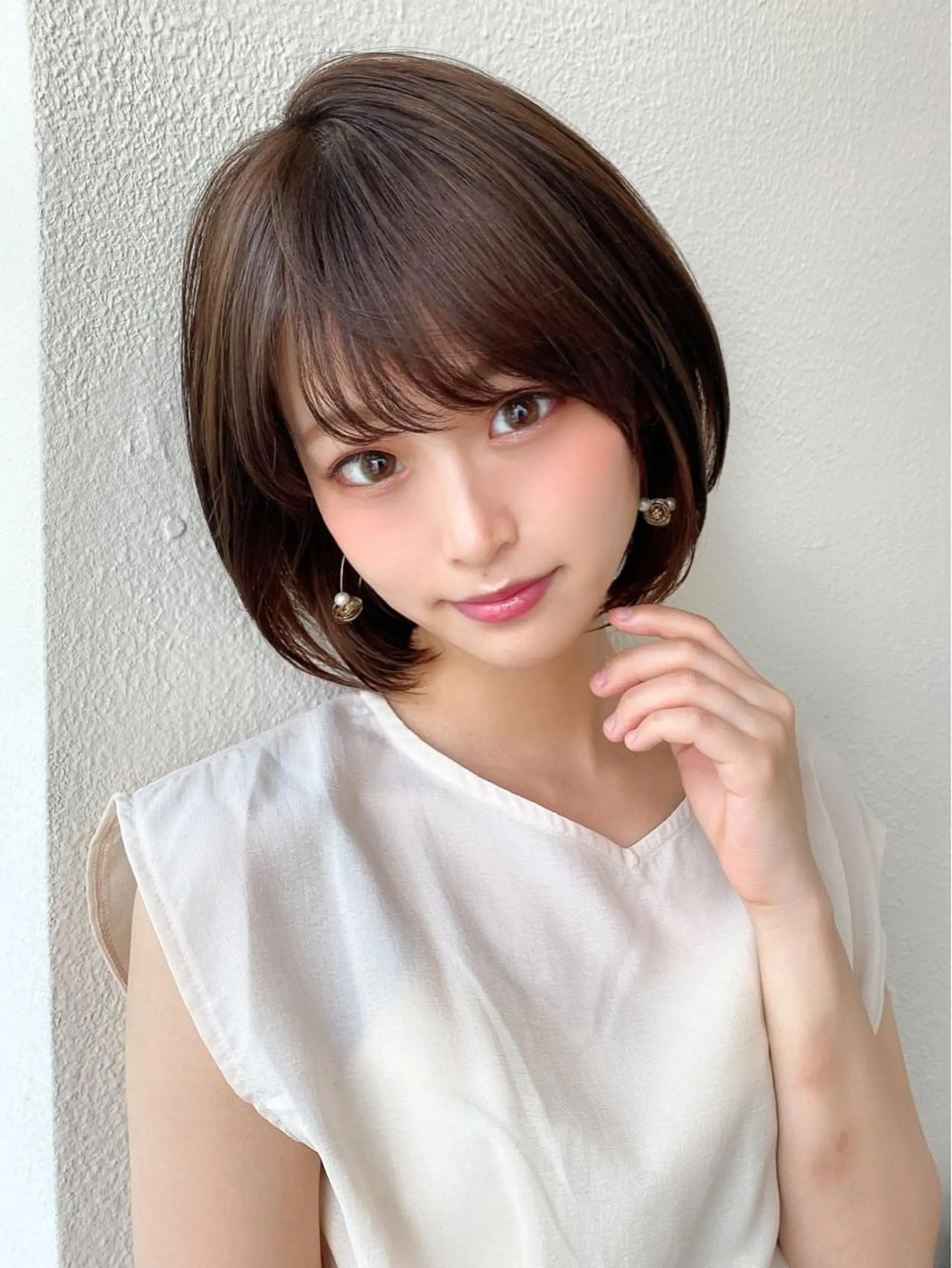 ショート カット ヘアカラー トリートメント 井上晃輔/ショート /ボブ/ミディアムのヘアスタイル