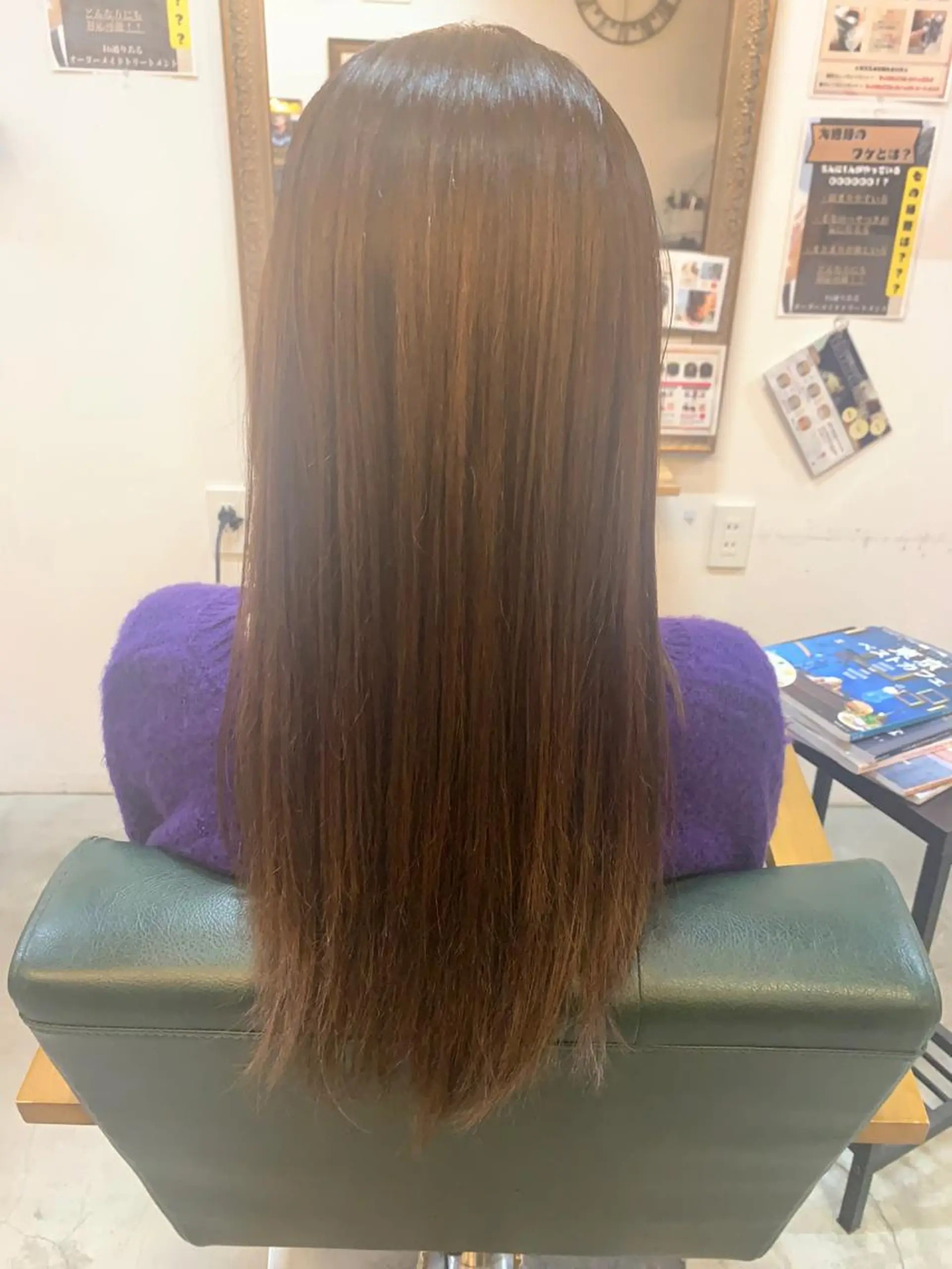 ロング カラー 長瀬 遥姫のヘアスタイル