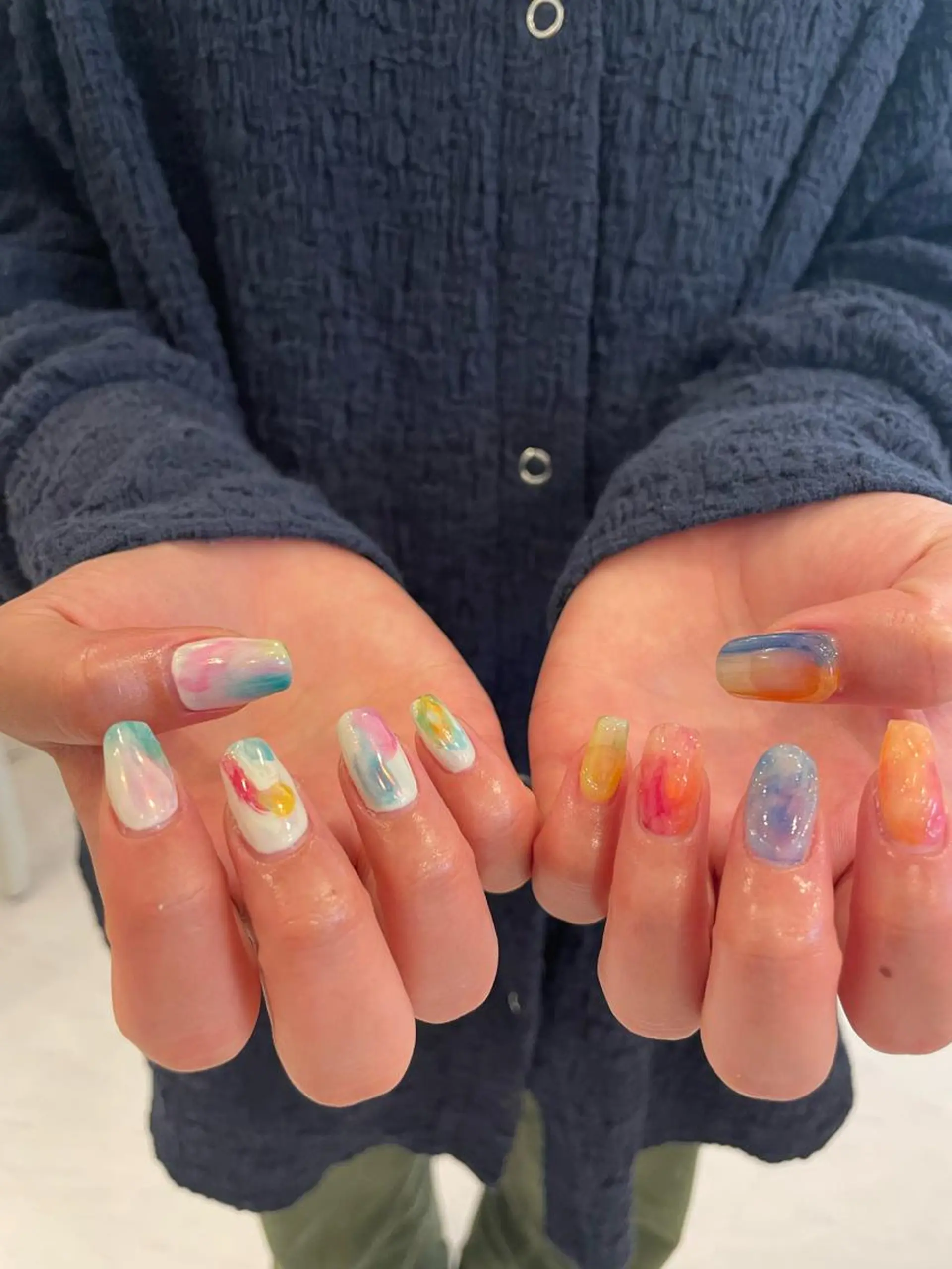 ネイル 束感まつ毛/ネイル/ LED♥KIRARAのマツエク・マツパデザイン