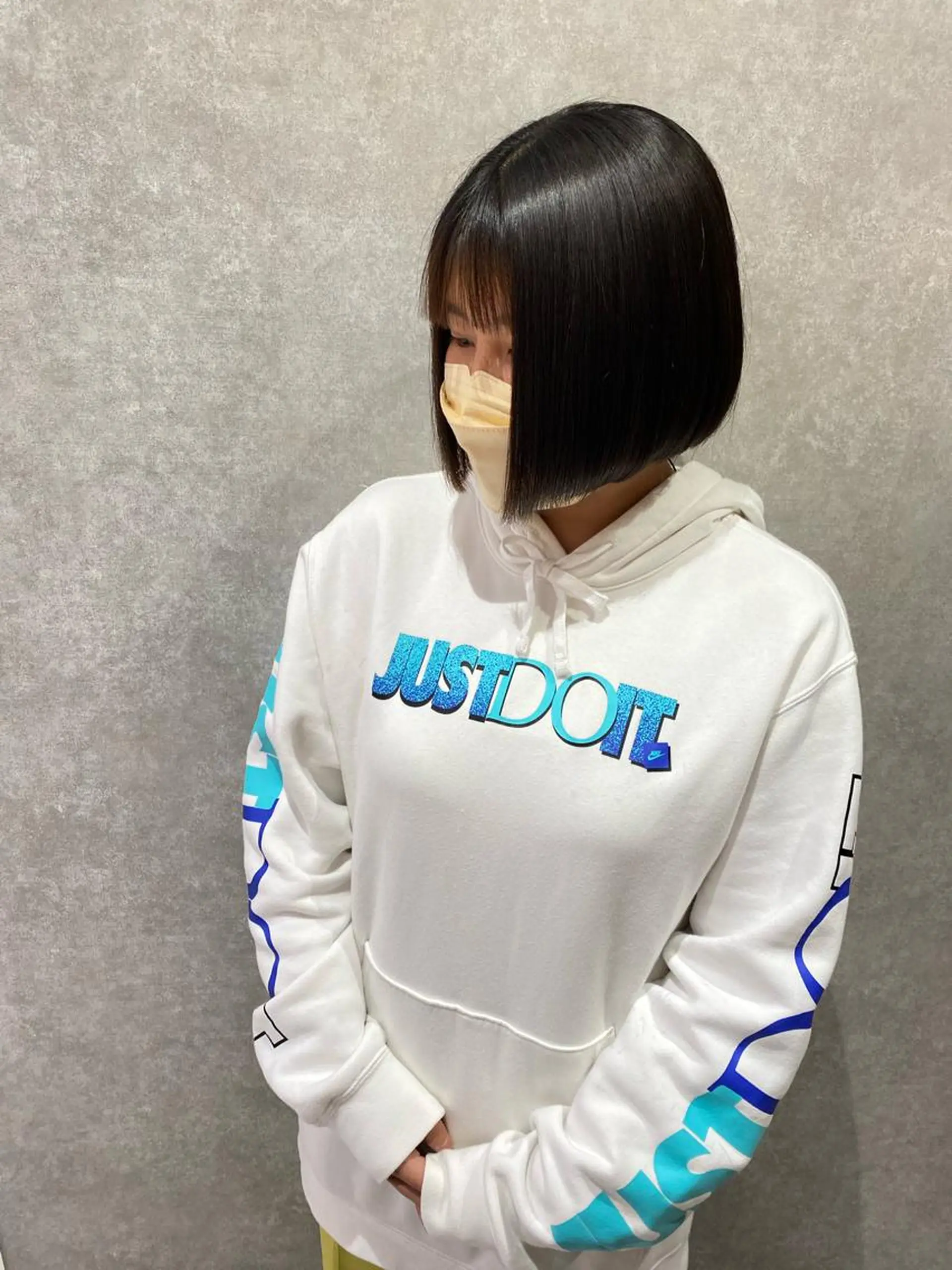 ショート パーマ カット 縮毛矯正 トリートメント 韓国風デザイン 💐MIZUKI💐のヘアスタイル