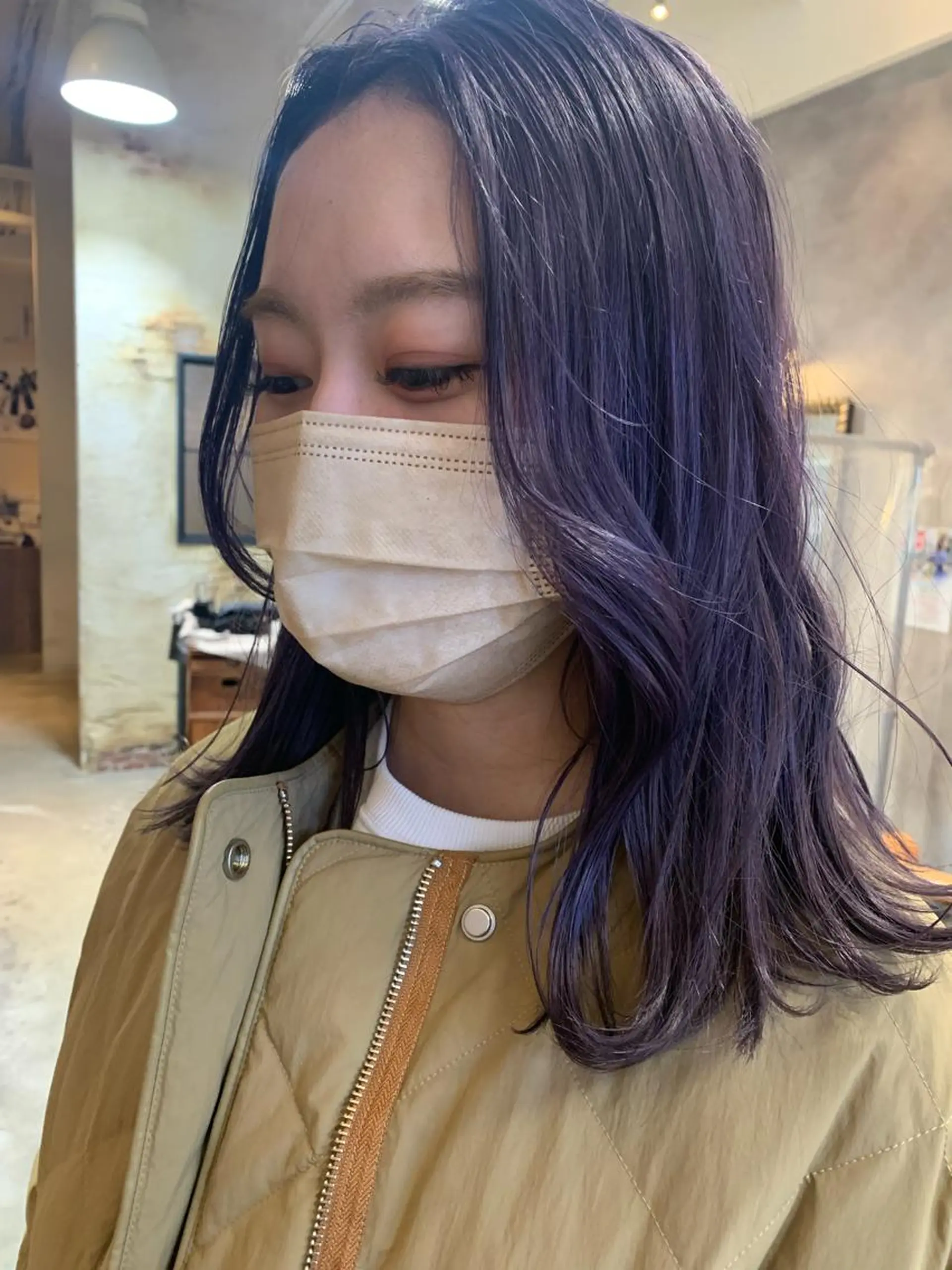 セミロング カラー ダブルカラー SOYON 🤍CHIZU🤍.のヘアスタイル