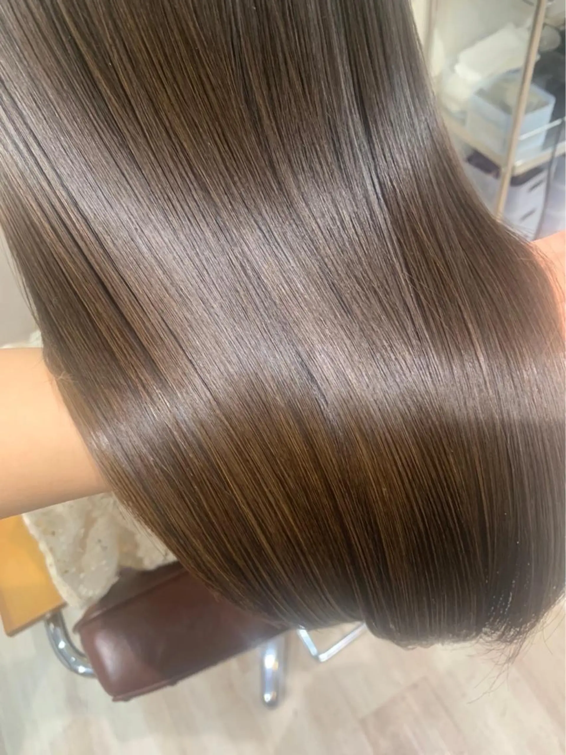 ミディアム トリートメント ダウンパーマ🇰🇷 毛流れパーマ【かな】のヘアスタイル