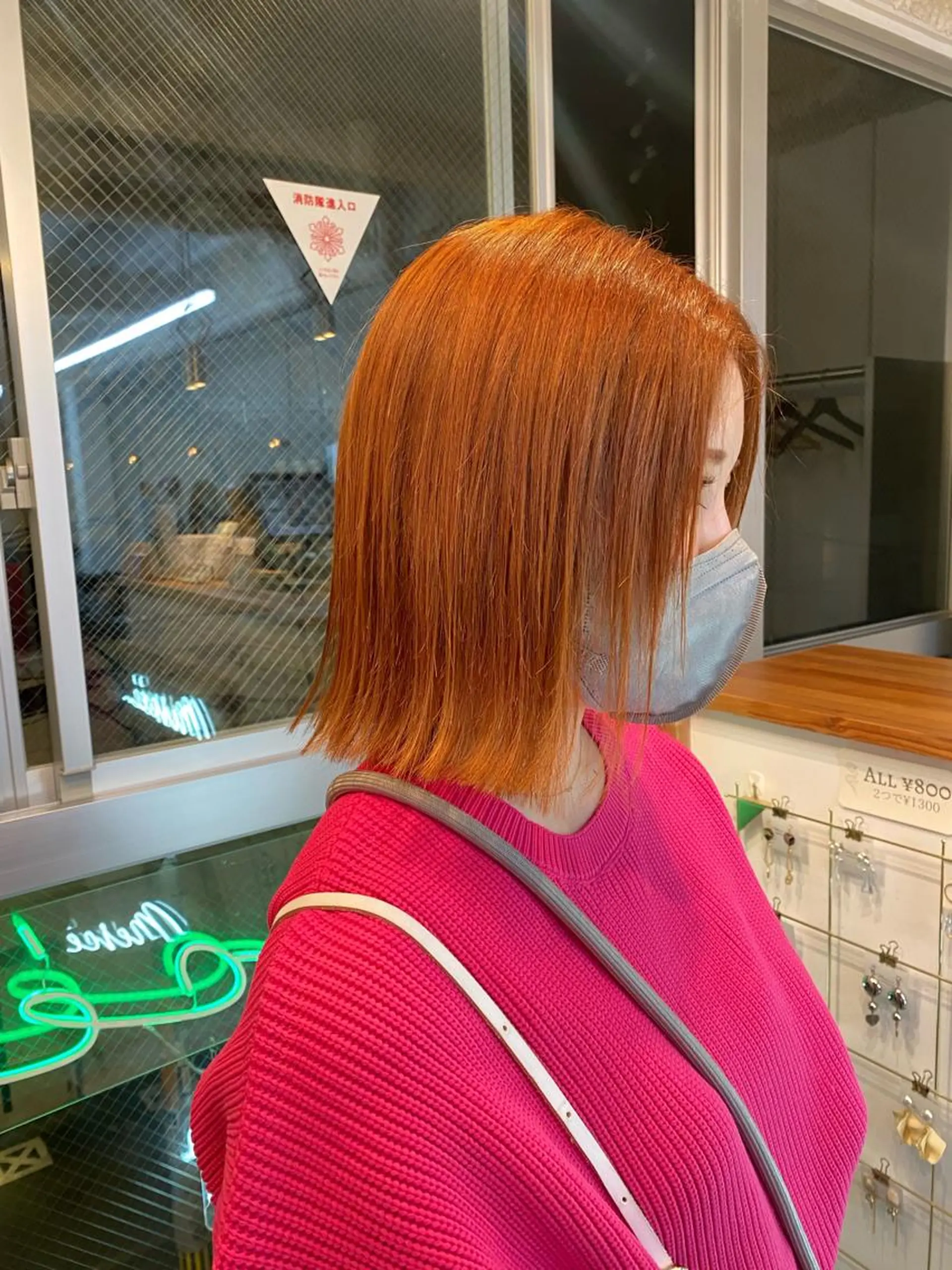 ショート カラー ブリーチ ブリーチなしカラー ヘアカラー トリートメント 八谷 将平のヘアスタイル