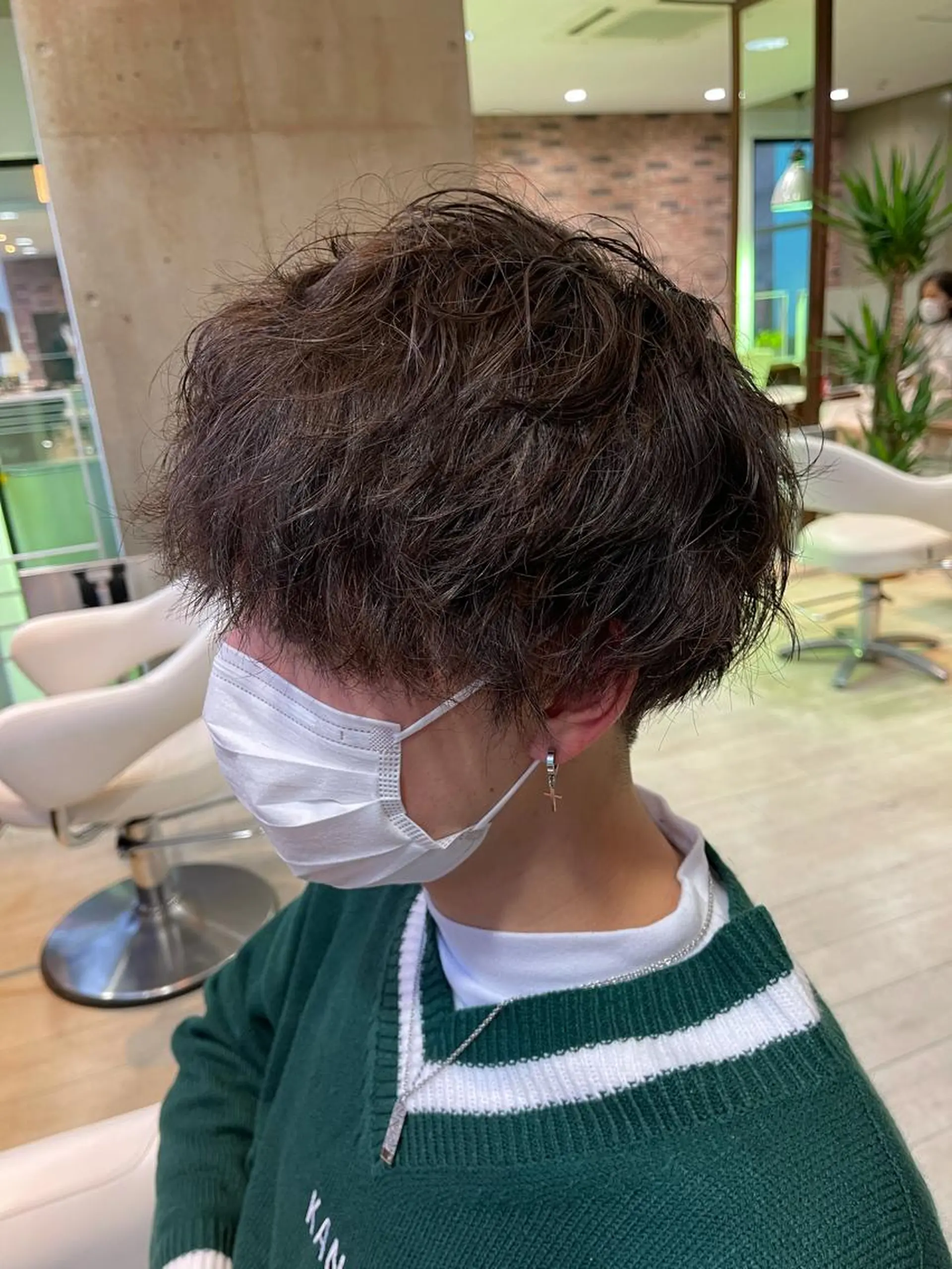 メンズ カット パーマ トリートメント AUBE HAIR sereine　オーブヘアー　セレーヌ所属・💐くびれヘア/艶髪 山根　禎章のヘアスタイル