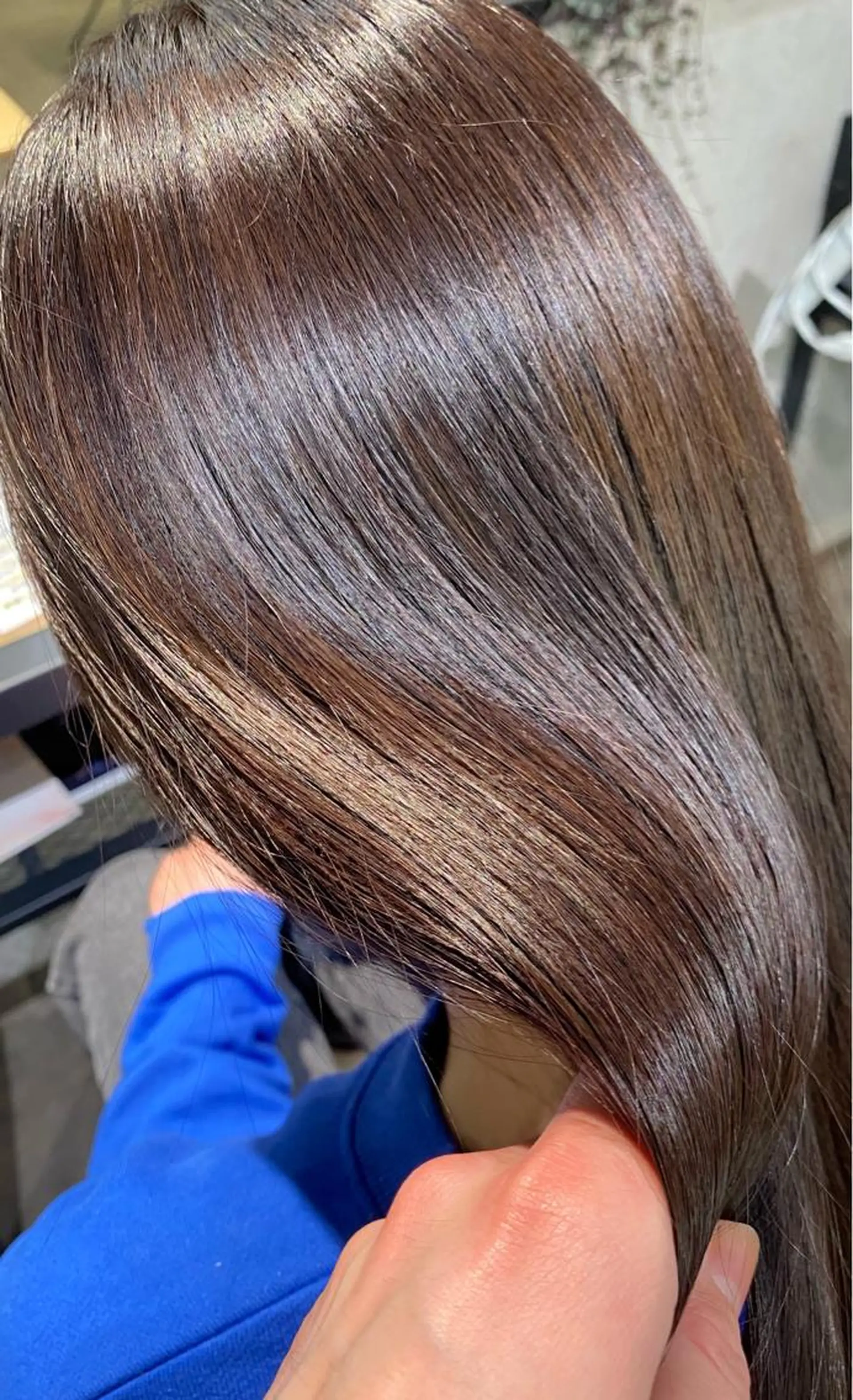 セミロング カラー ヘアカラー トリートメント お洒落カジュアル🍃 まなとのヘアスタイル