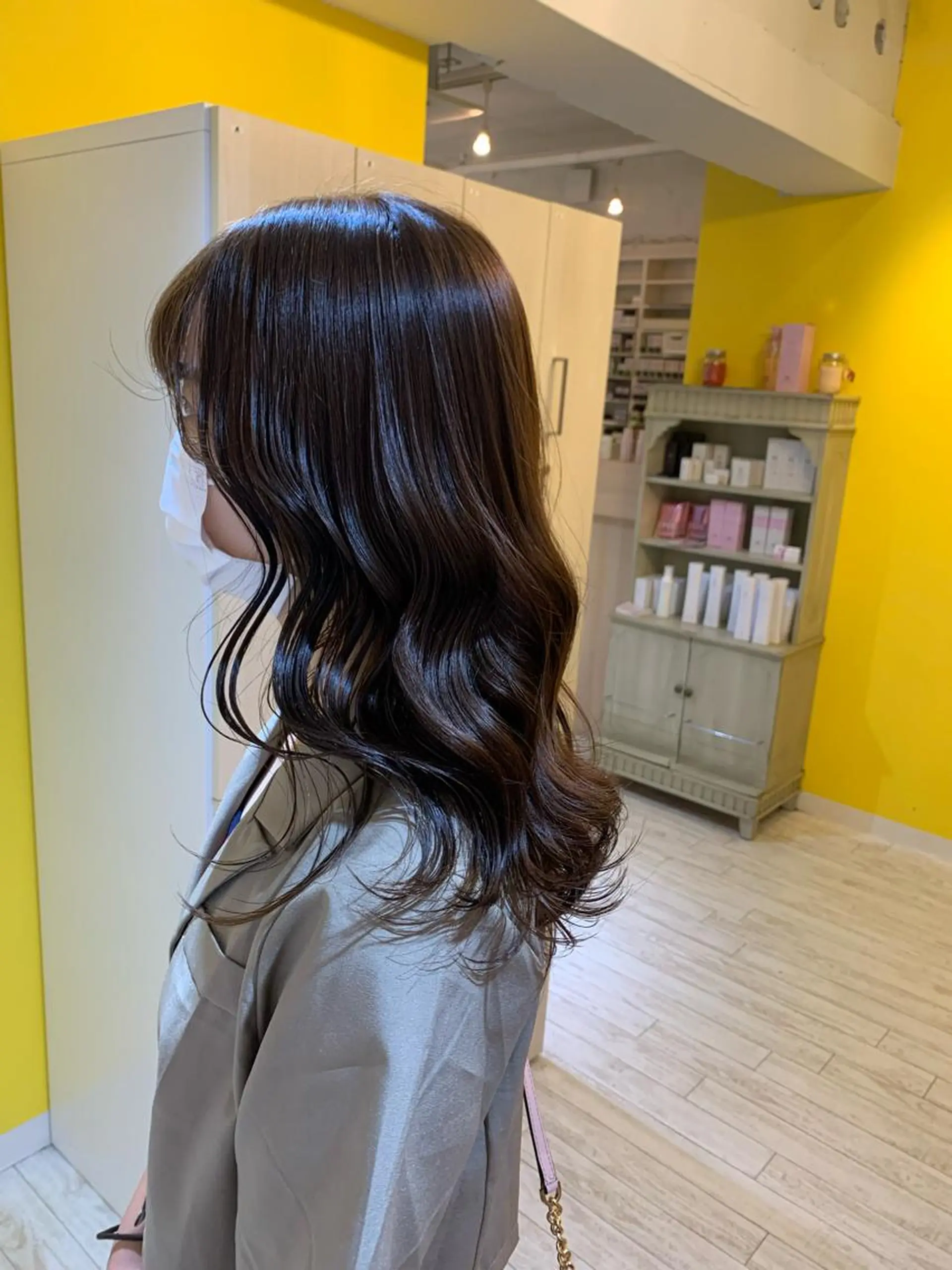 ミディアム カラー ヘアアレンジ ブリーチなし/ レイヤー🌿runaのヘアスタイル