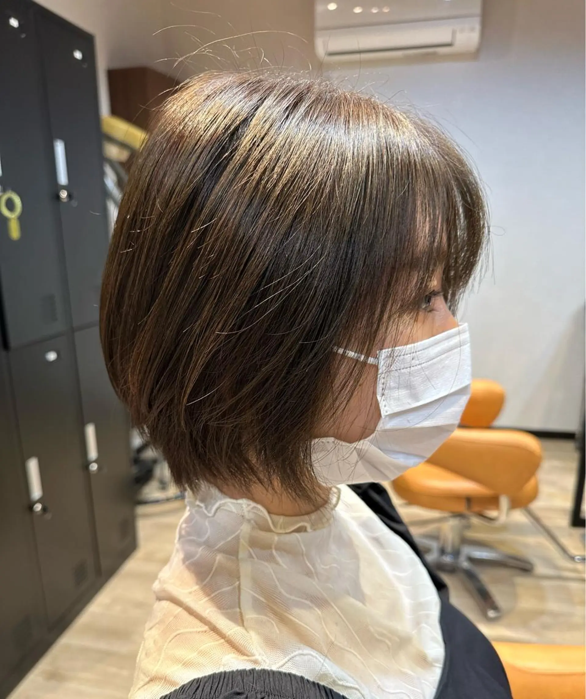 ショート カラー 髪質改善&ストレート ‪✂︎‬鈴木青樹のヘアスタイル