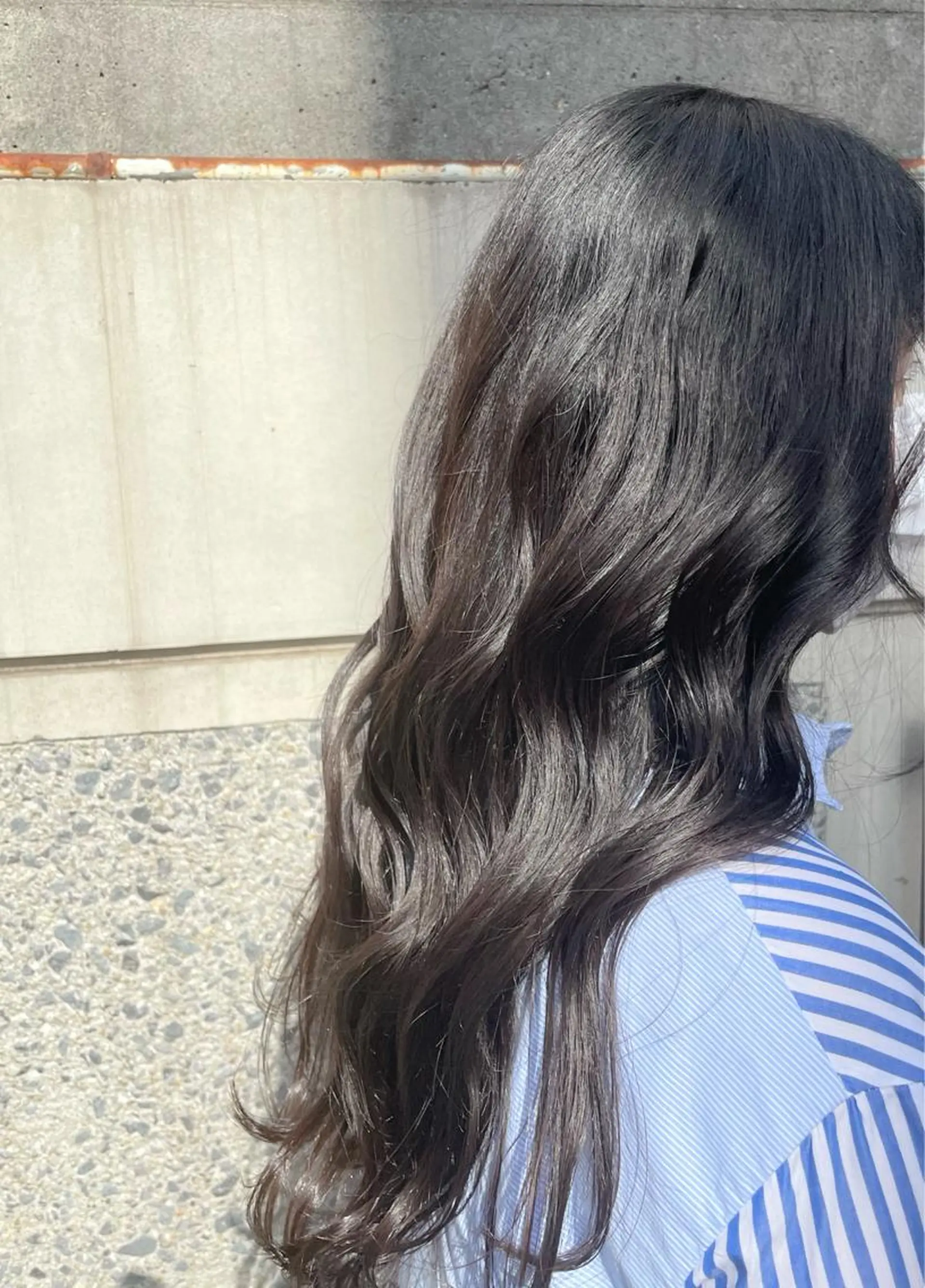 ロング ヘアカラー 中村 海波のヘアスタイル