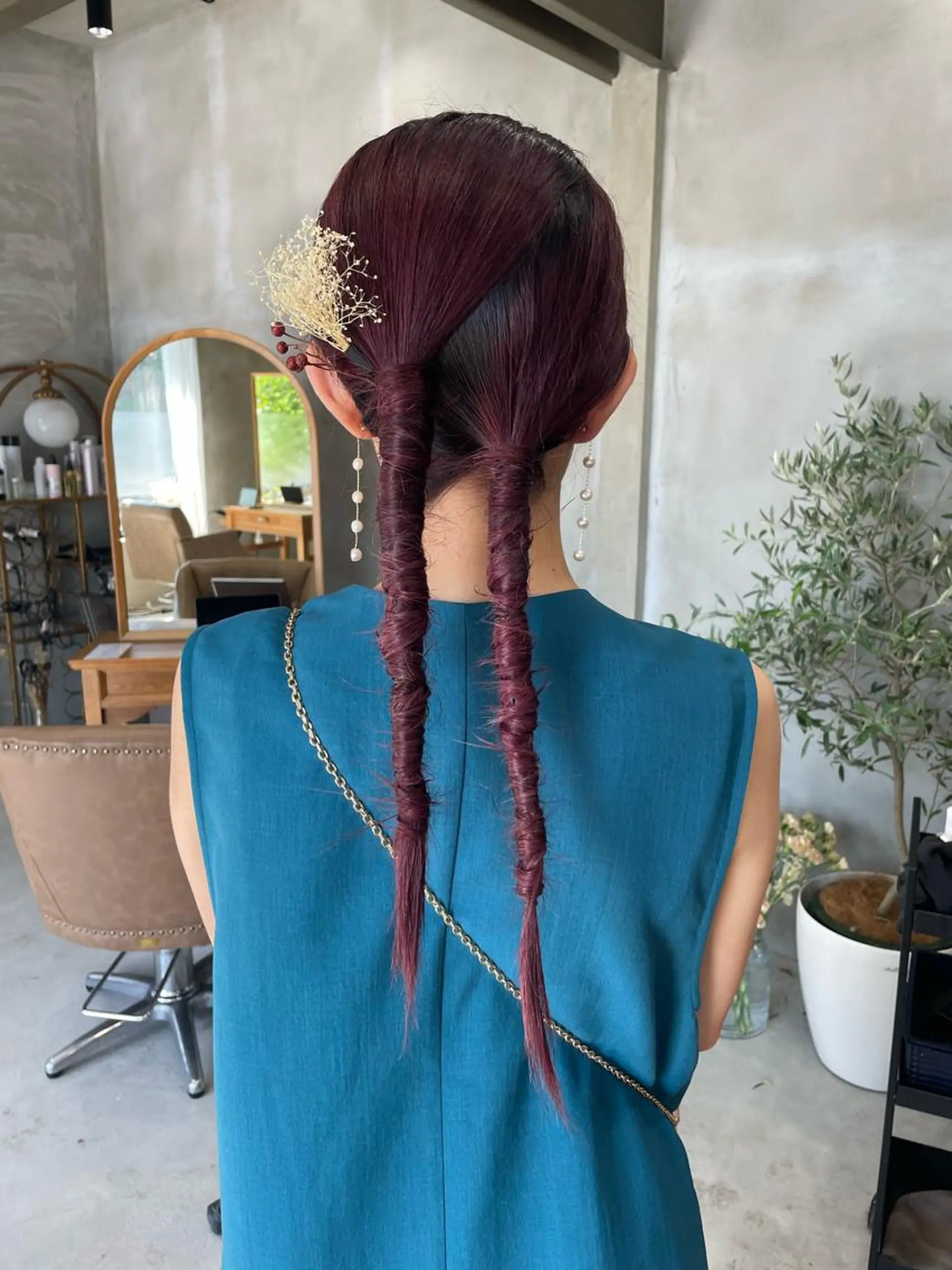 ロング カラー ヘアアレンジ spooopy所属・🕊大垣 めぐみ🕊のヘアスタイル