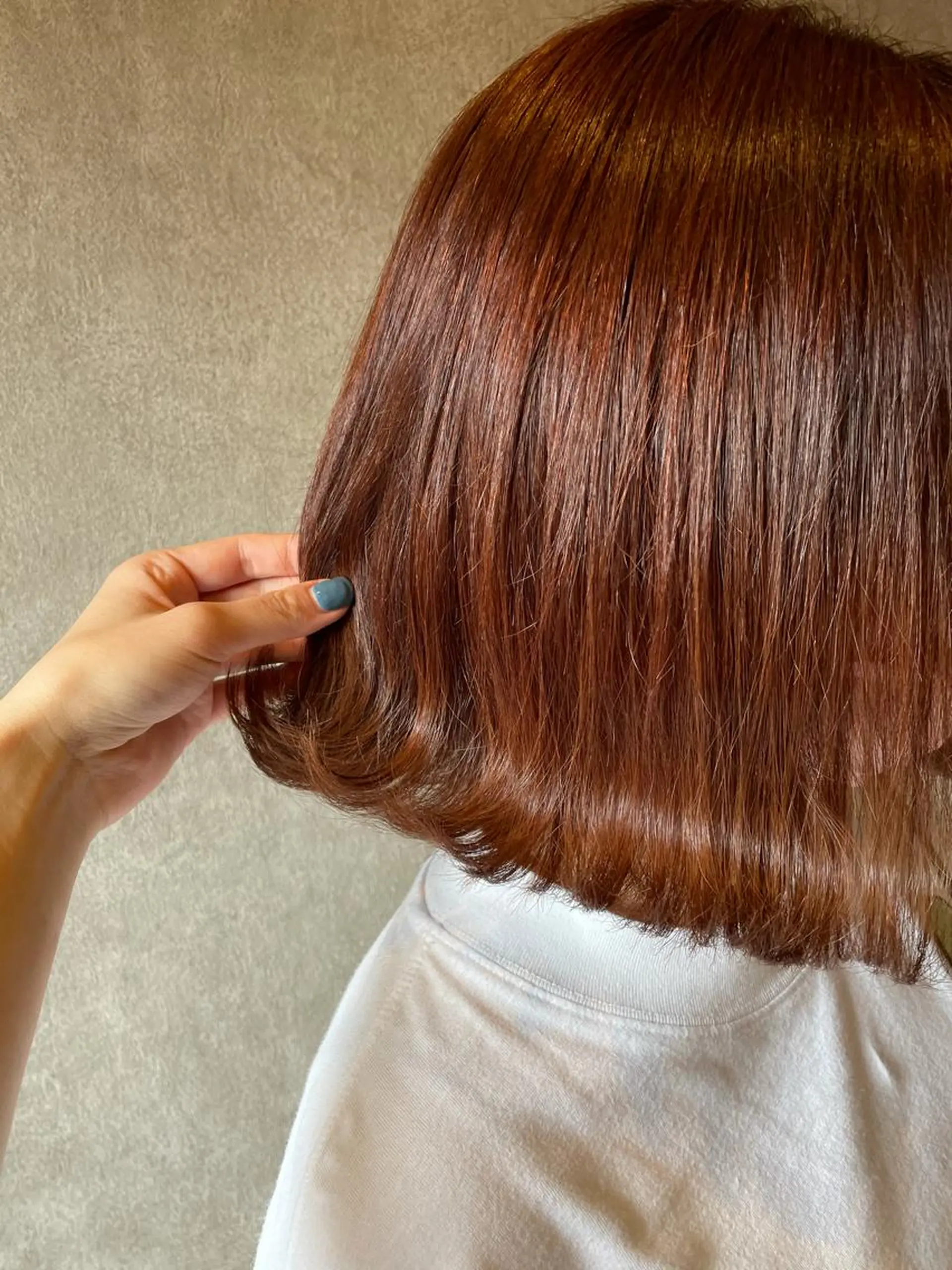 ミディアム カラー 切りっぱなしボブ ボブ 赤味消しcolor 🥣♡Ayaのヘアスタイル