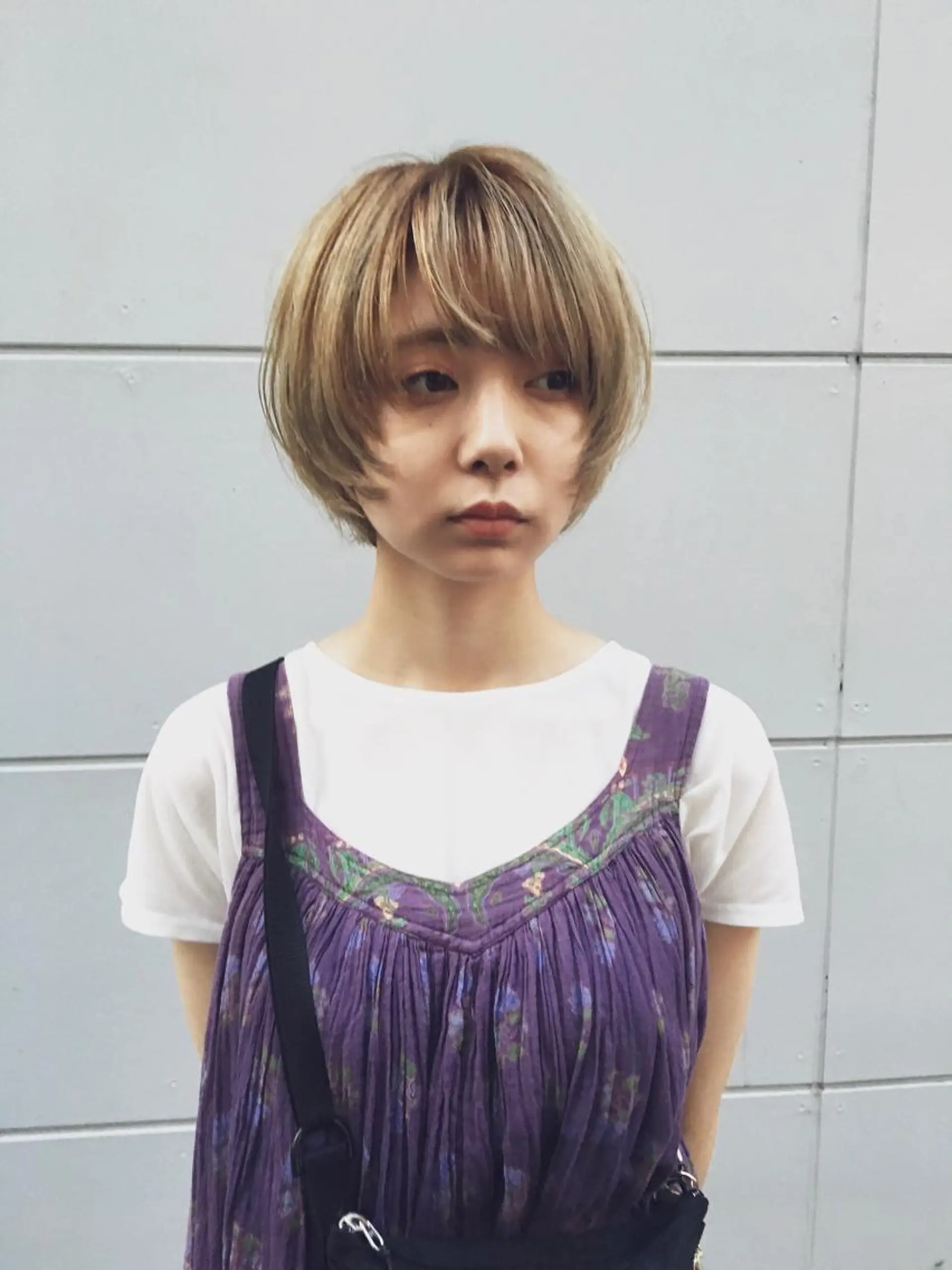 ショート カラー ハンサムショート ショートヘア 永田〈店長#レイヤー #ウルフ#ハイトーンのヘアスタイル