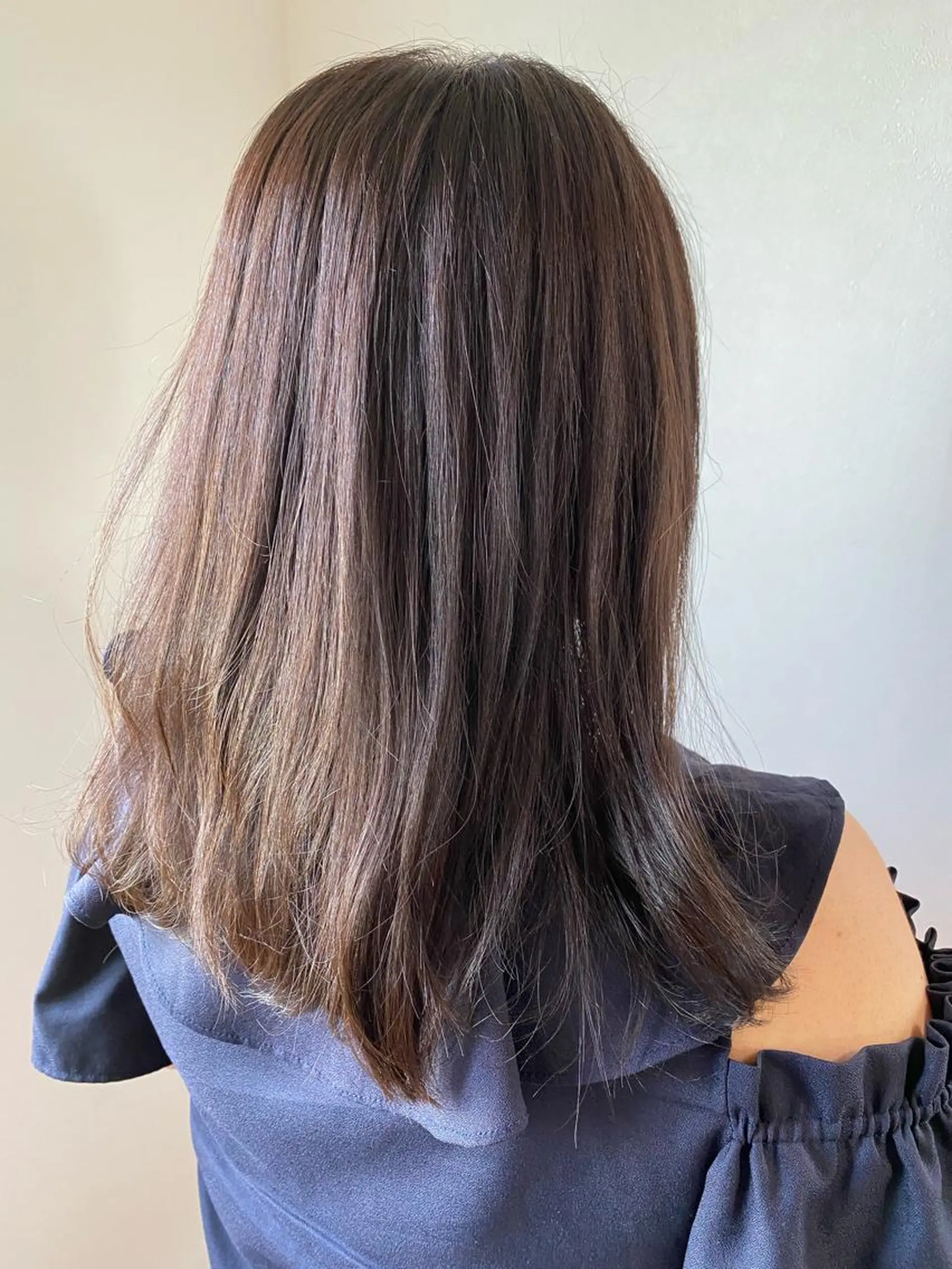 セミロング カラー カット ヘアカラー トリートメント 艶髪大好き❣️ ⭐️MAYUMIのヘアスタイル