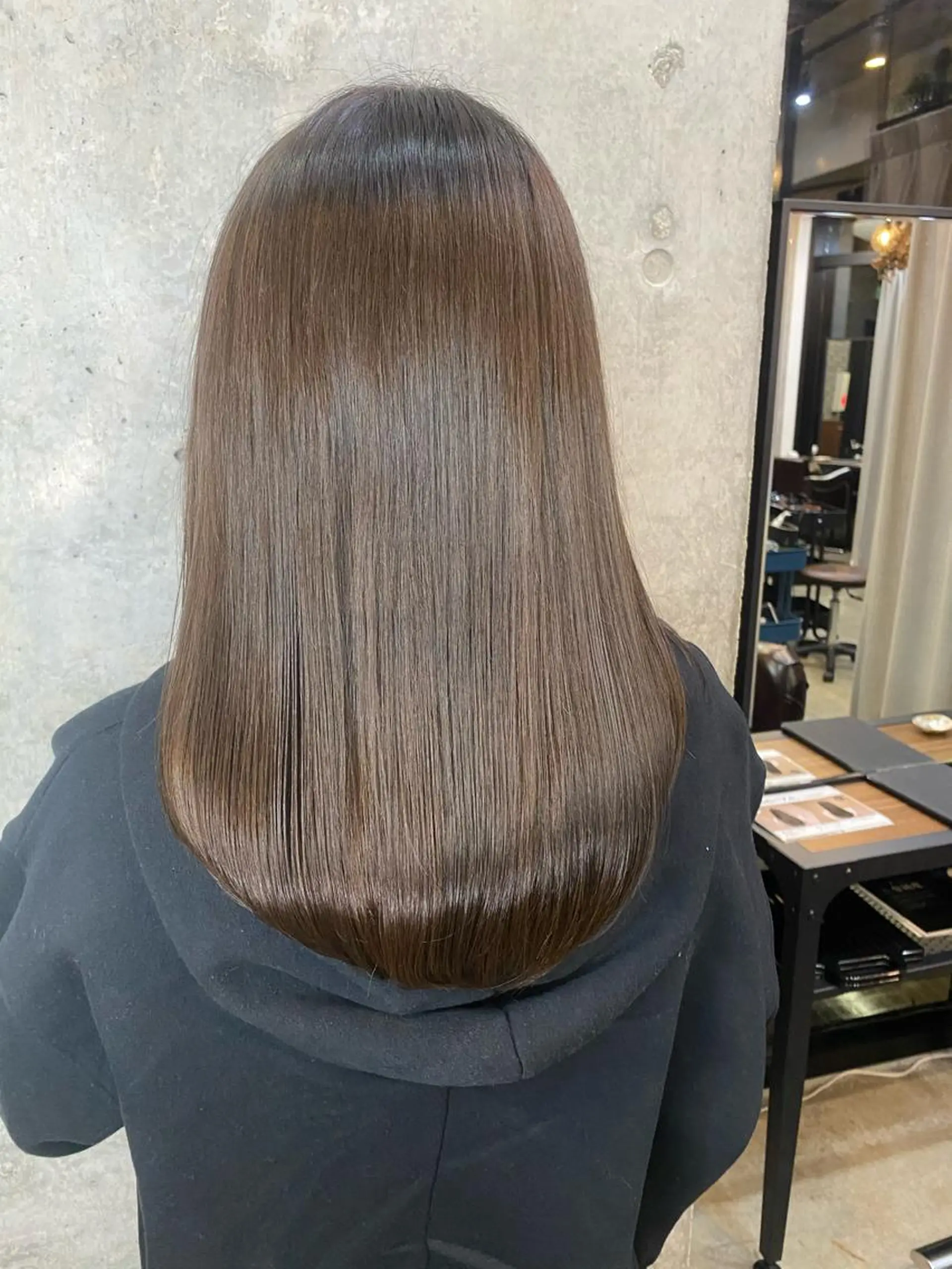 セミロング ヘアカラー トリートメント youres hair 髪質改善トリートメント&ヘッドスパ 恵比寿本店【ユアーズ ヘア】所属・✨美髪エステ✨ 佐々木みなみのヘアスタイル