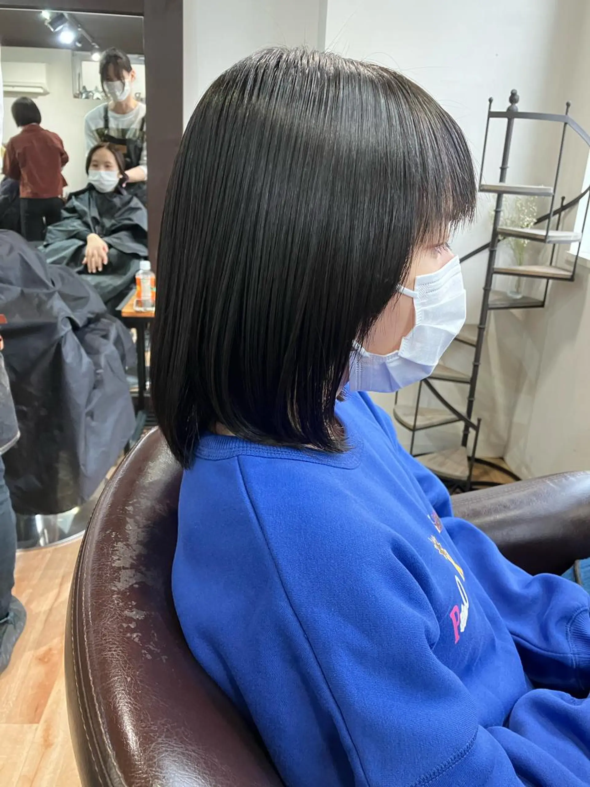 ミディアム カット 縮毛矯正 トリートメント 🍀髪質改善、カラー TAICHI🍀のヘアスタイル