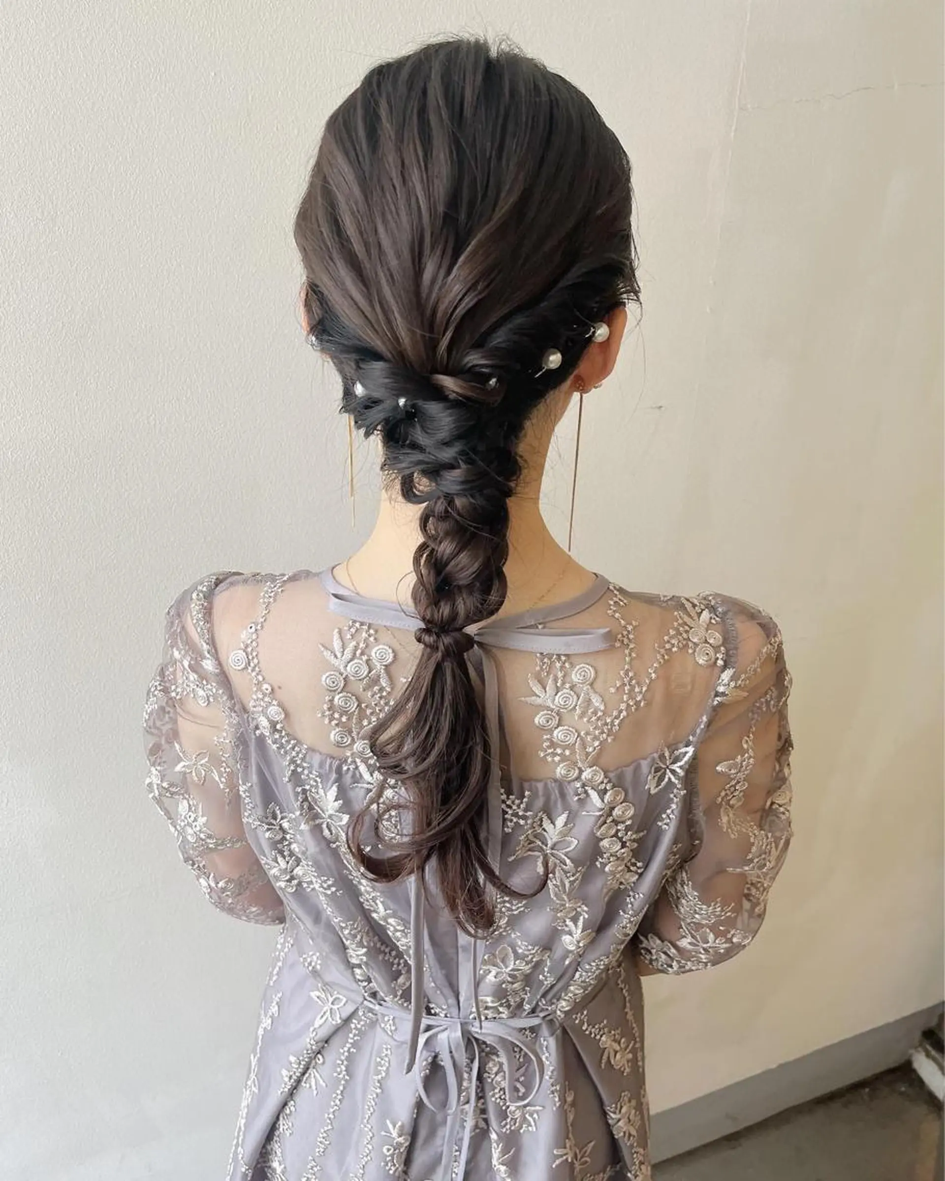 セミロング ヘアアレンジ ヘアセット ⭐️ アユミ⭐️のヘアスタイル