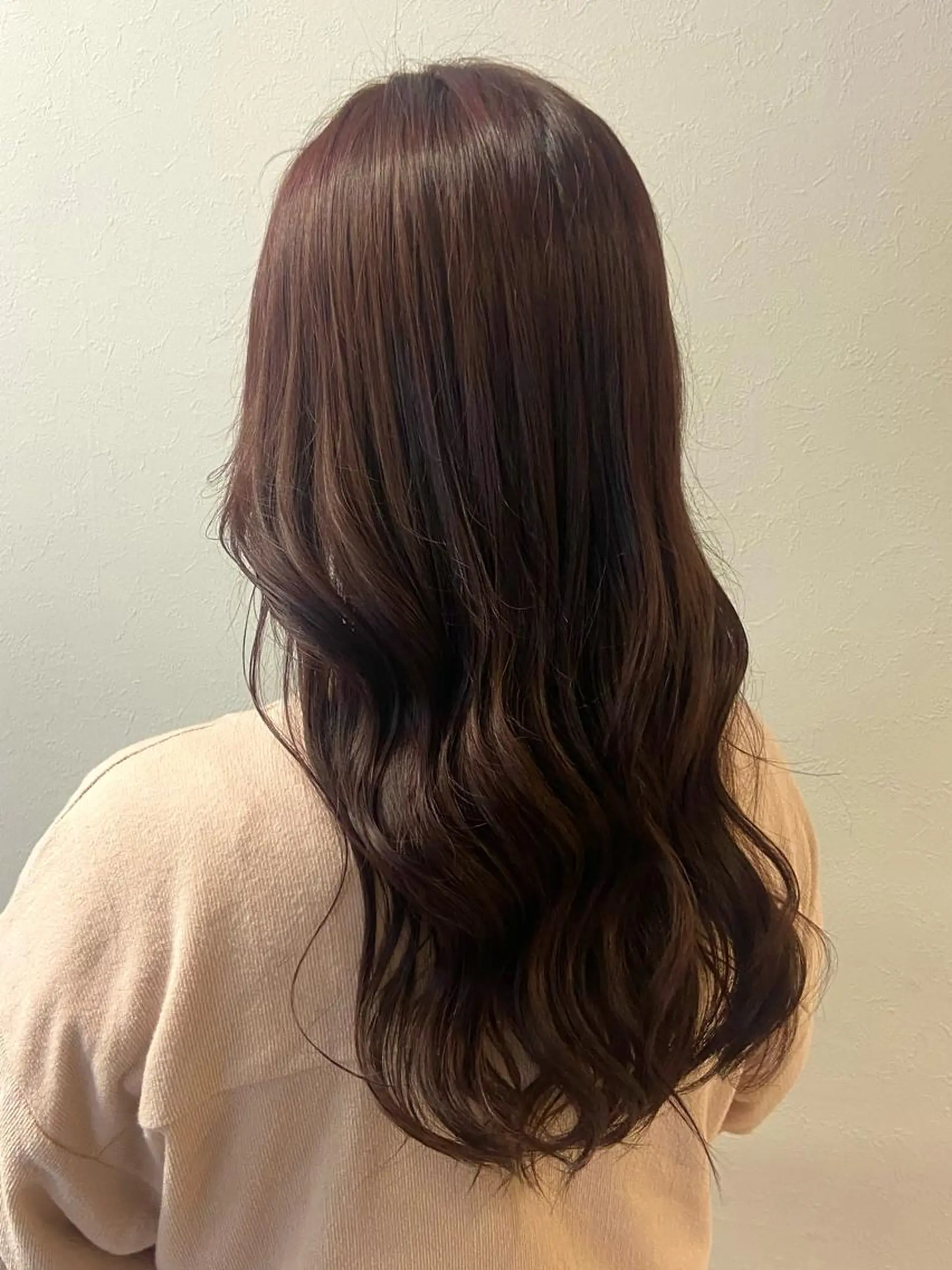 ロング カラー ブラウンカラー ラベンダーカラー パープルカラー natsumi / N°ariaのヘアスタイル