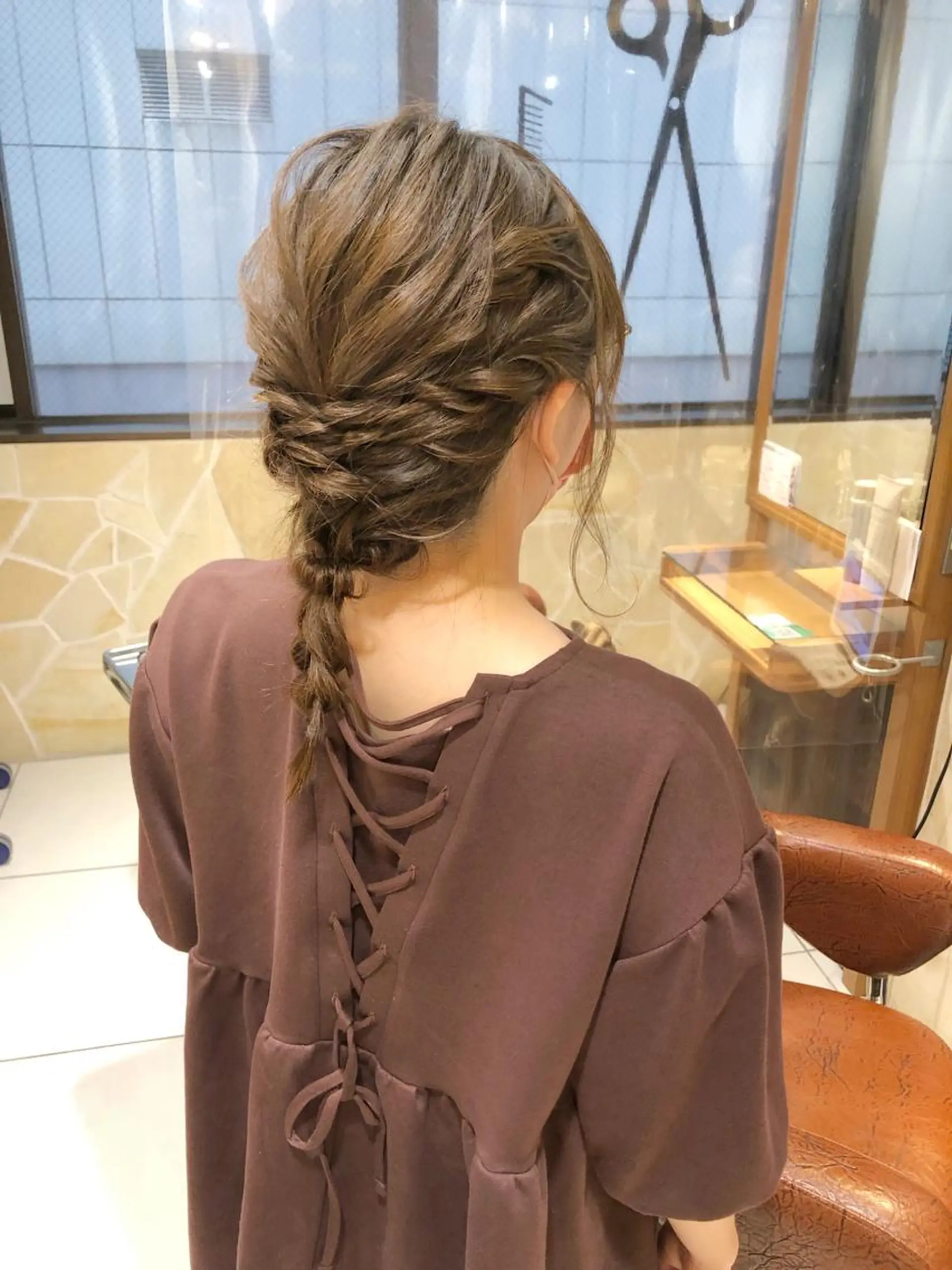 ミディアム ヘアアレンジ 【ディレクター 🧸🤍田澤　唯那】のヘアスタイル