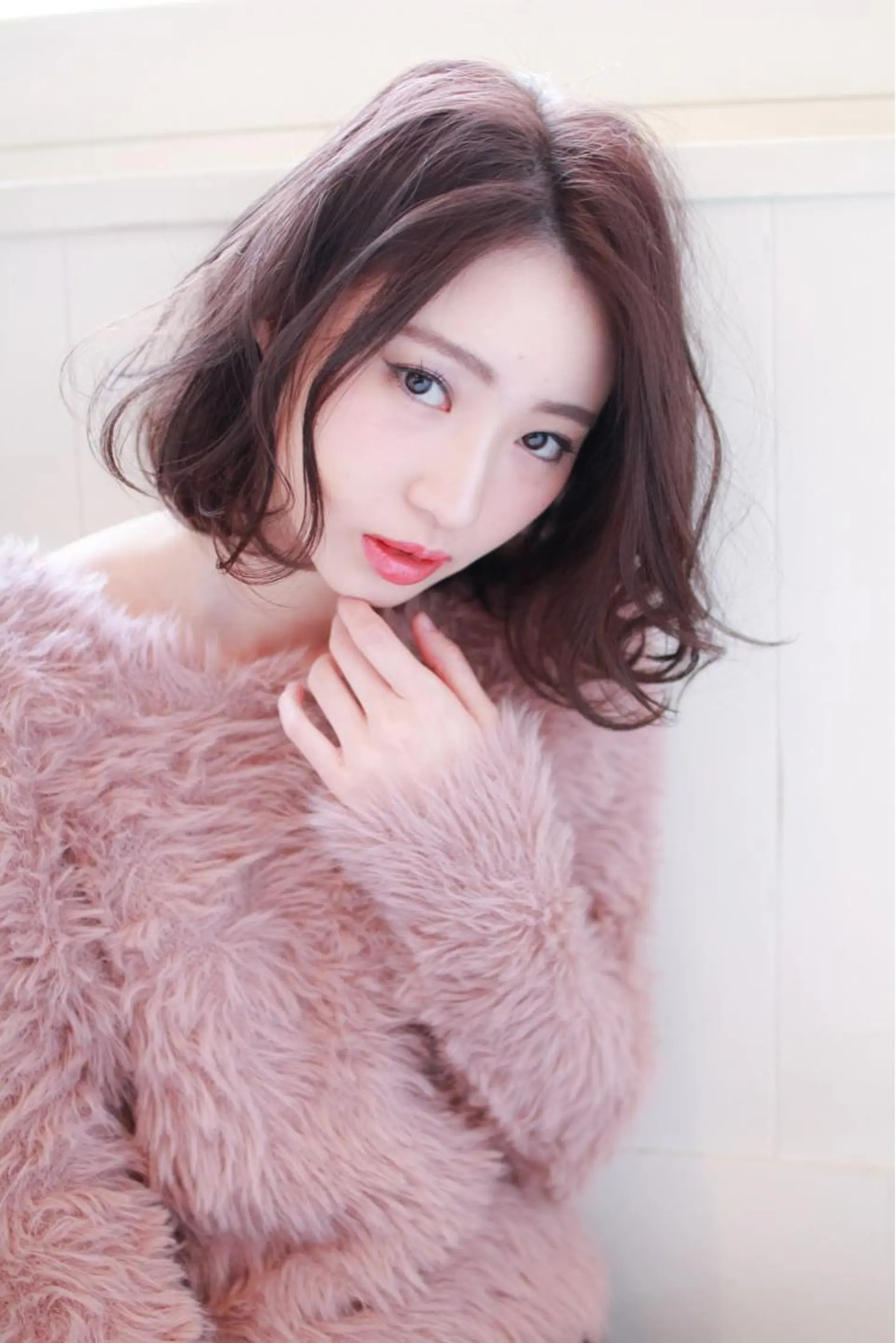 ミディアム カラー カット パーマ トリートメント RIZE HAIR SUNNY所属・RIZE HAIR SUNNY 竹ノ塚店のヘアスタイル
