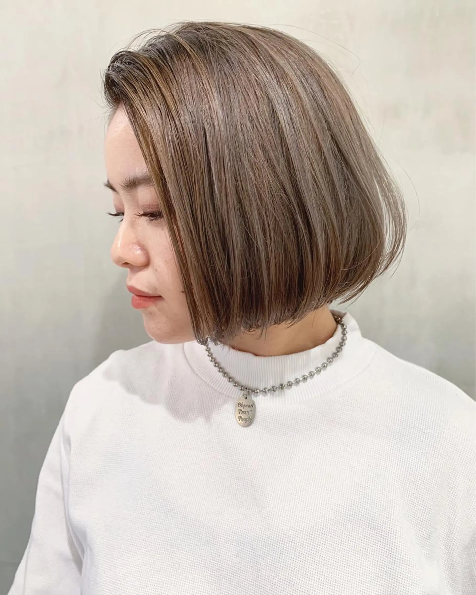 ショート カラー カット ヘアカラー トリートメント 優 作のヘアスタイル