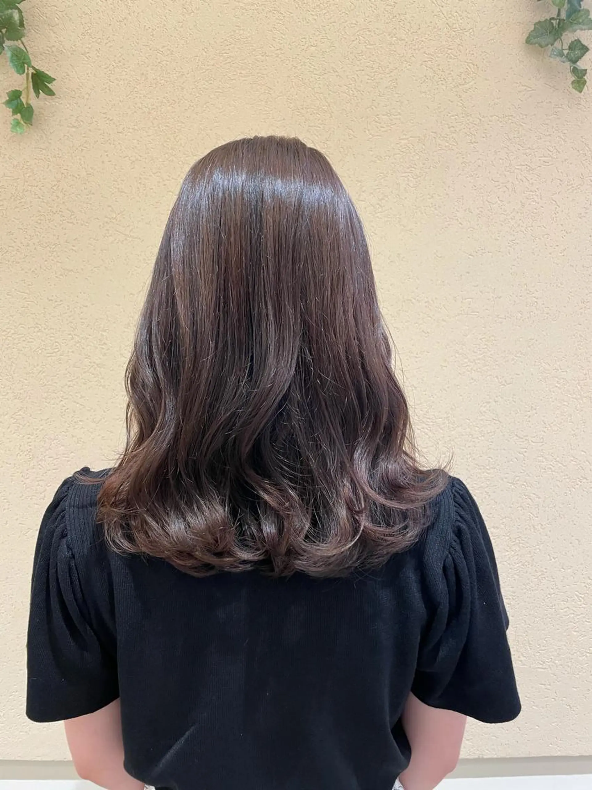 セミロング カラー シャドールーツ美容師 篠原康太のヘアスタイル