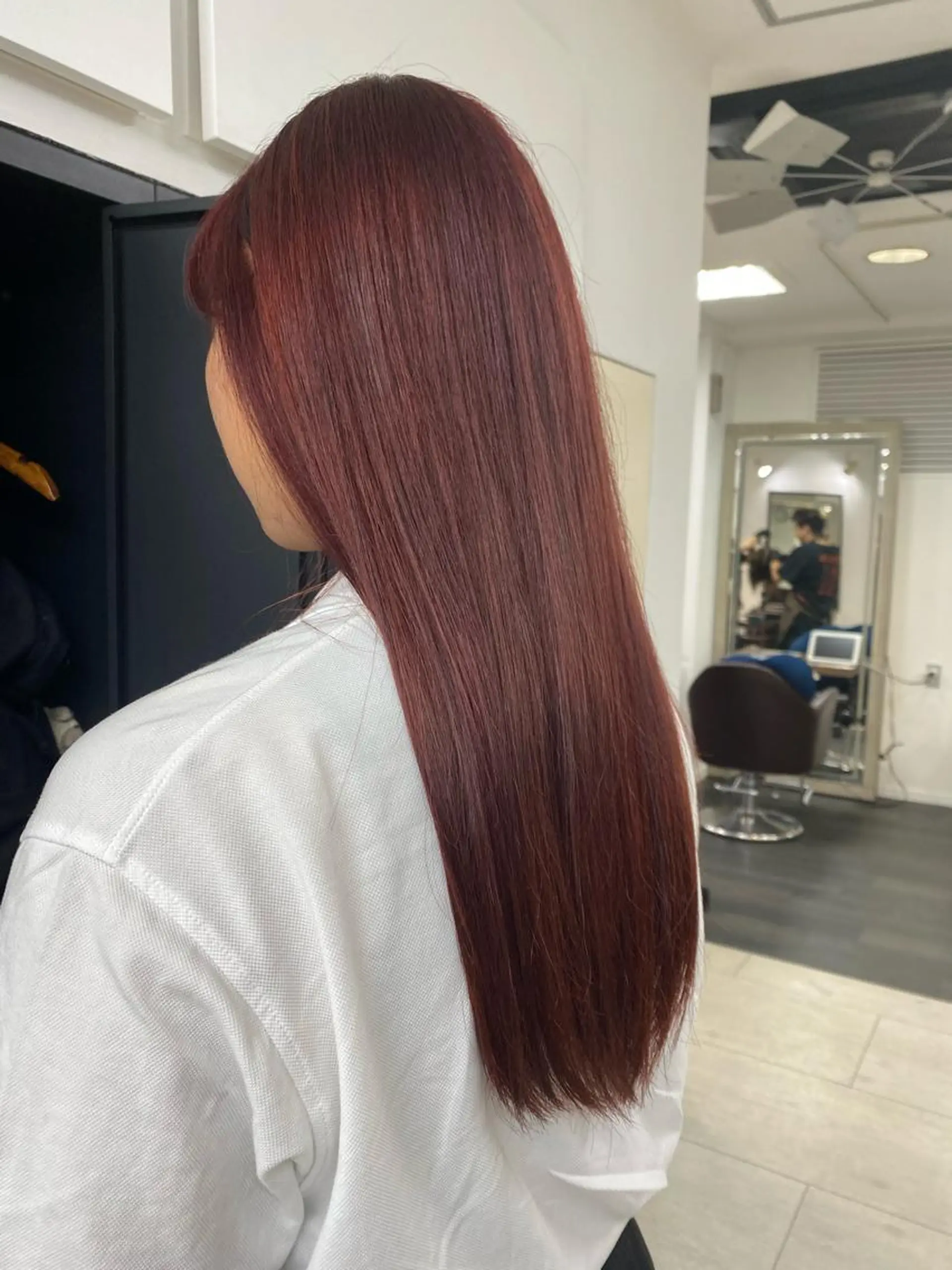 ロング ヘアカラー トリートメント 月野涼風 /レイヤーカットのヘアスタイル