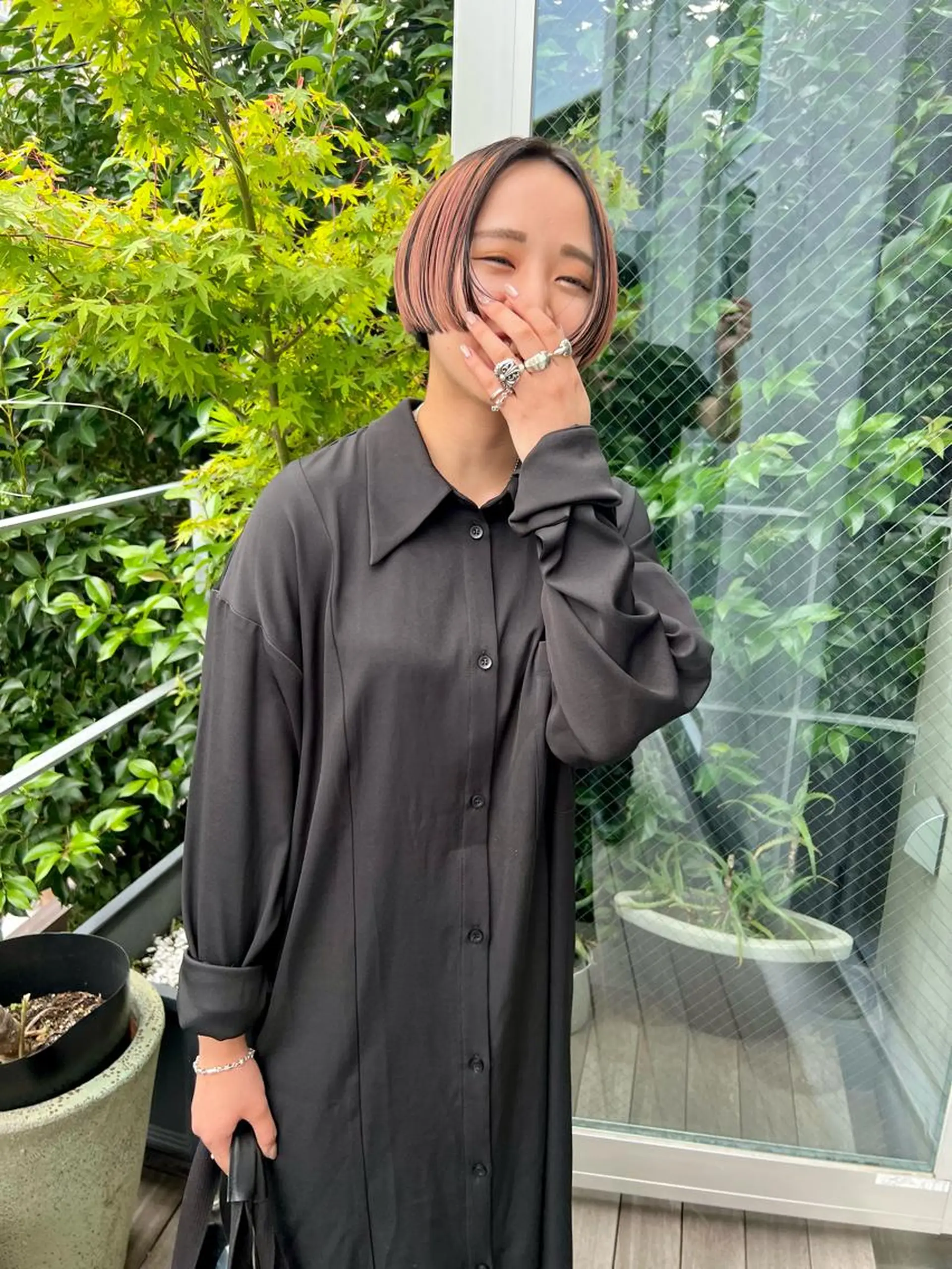 ショート カラー デザインカラー ボブ カット ヘアカラー sakoda shunkiのヘアスタイル