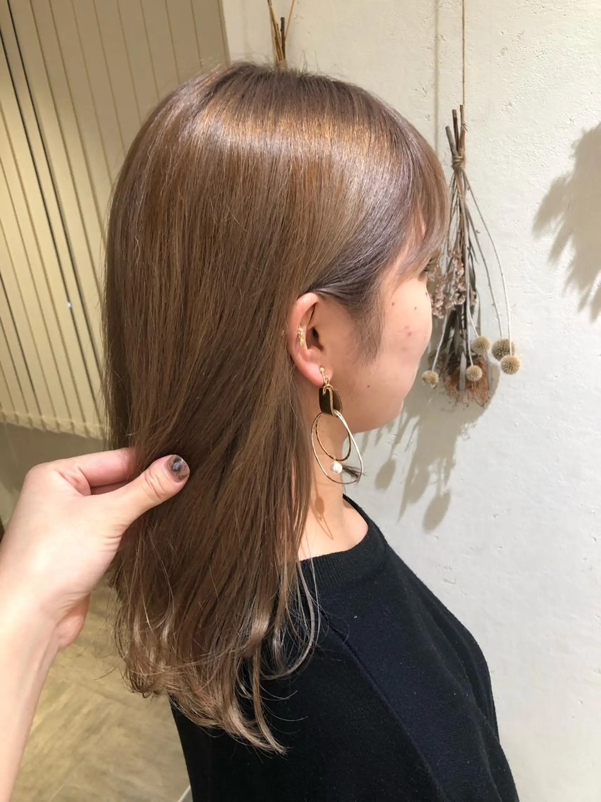 ミディアム 韓国風デザイン 💐MIZUKI💐のヘアスタイル