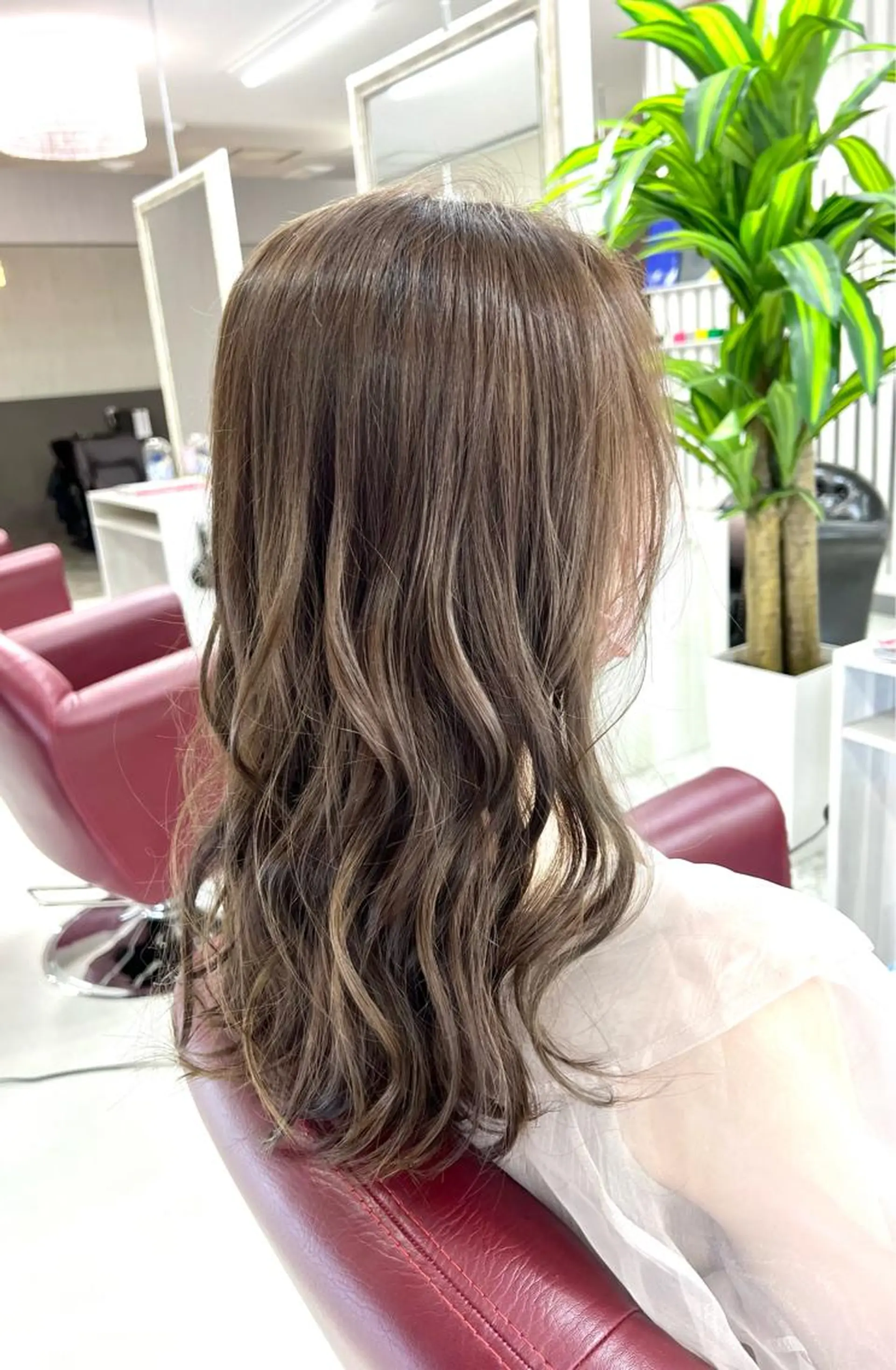 ミディアム カラー グレージュ ヘアカラー トリートメント KEN 🌟のヘアスタイル