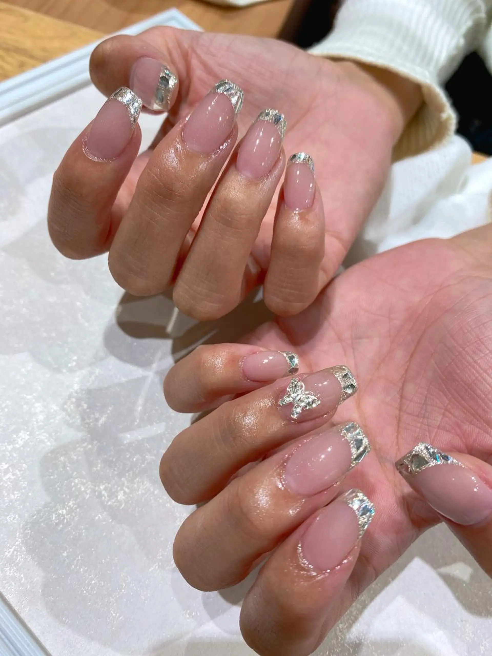 セミロング ハンドネイル Nail R💫 naoのネイルデザイン