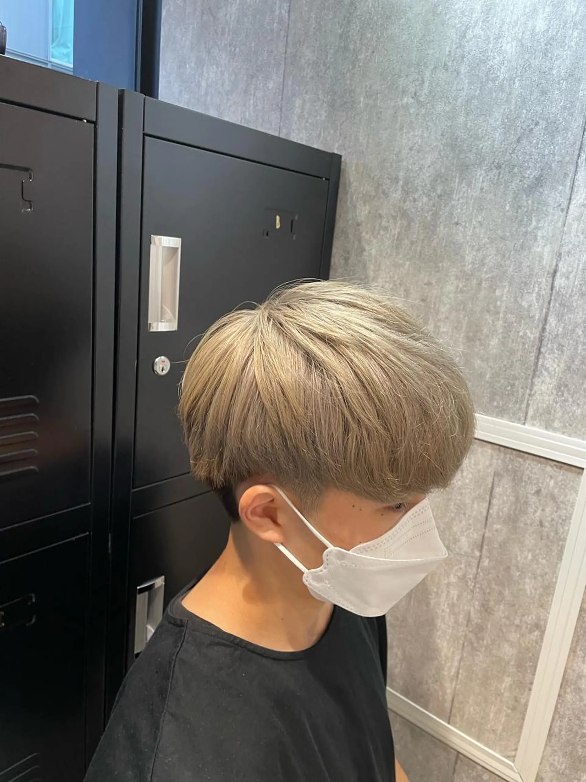ショート カラー パーマ メンズ ベージュカラー ヘアカラー 🔥メンズ超特化🔥 青木海斗のヘアスタイル