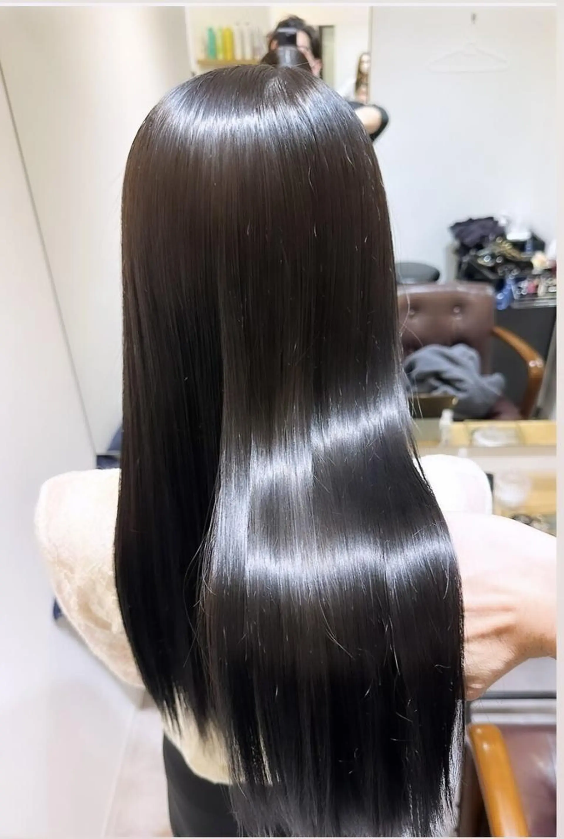 ロング カラー パーマ ヘアアレンジ バレイヤージュ ブリーチ ケアブリーチ デザインカラー ダブルカラー ROW町田🌹 大人可愛い/艶髪改善のヘアスタイル