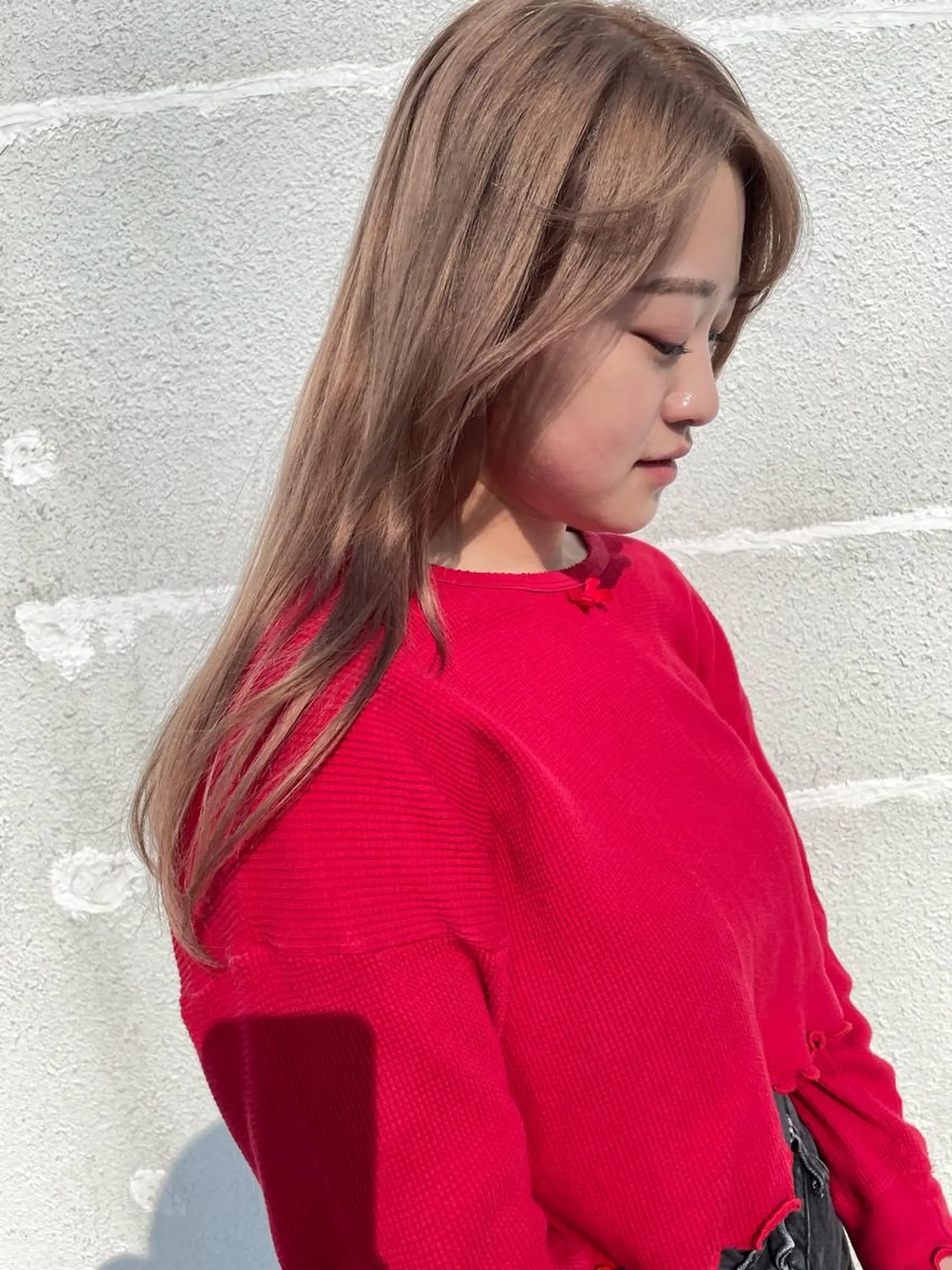 ロング カラー silo所属・silo MOKA 顔周りカット🦦のヘアスタイル