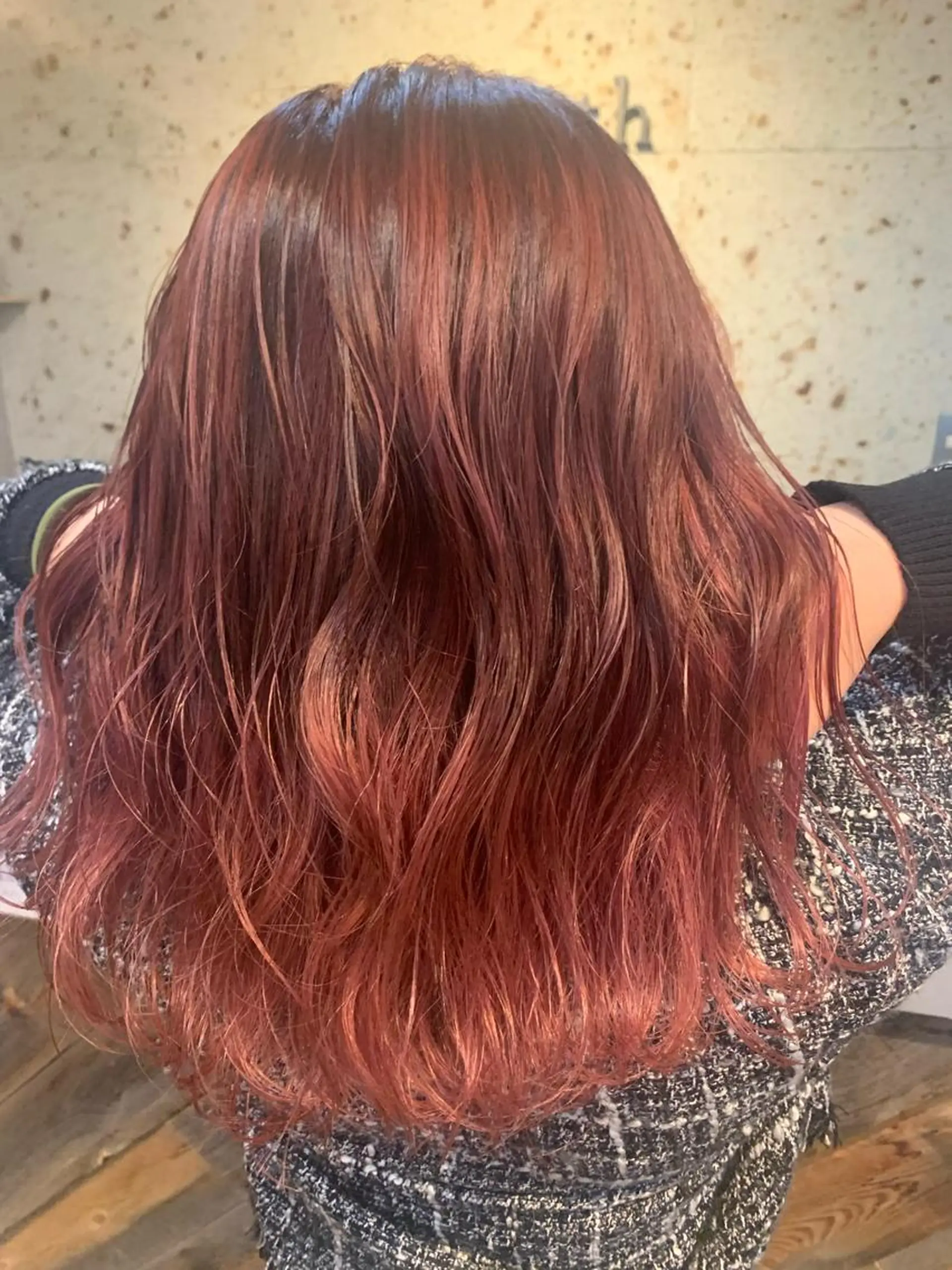 ロング ヘアカラー トリートメント sail所属・sail ミウのヘアスタイル