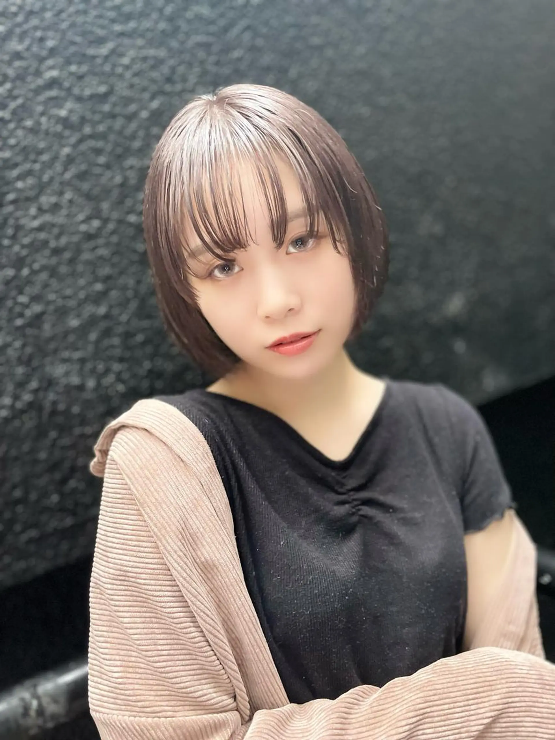 ショート ボブ 韓国風ヘア TMJ所属・バズる韓国ヘア 🇰🇷溝邊　拓麿のヘアスタイル