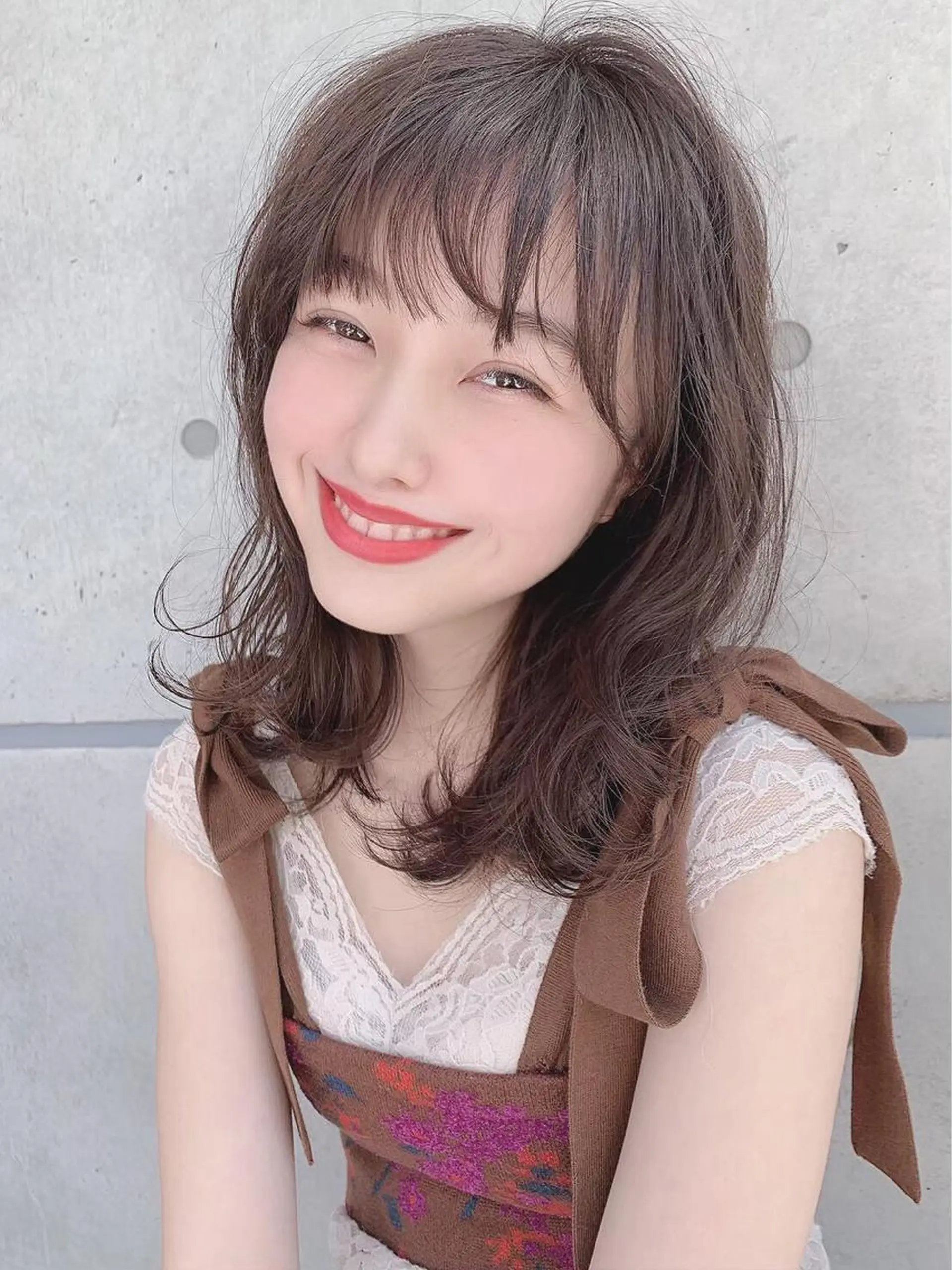 カラー 💗ツヤ髪💗透け感 💗ブリーチなし💗のヘアスタイル