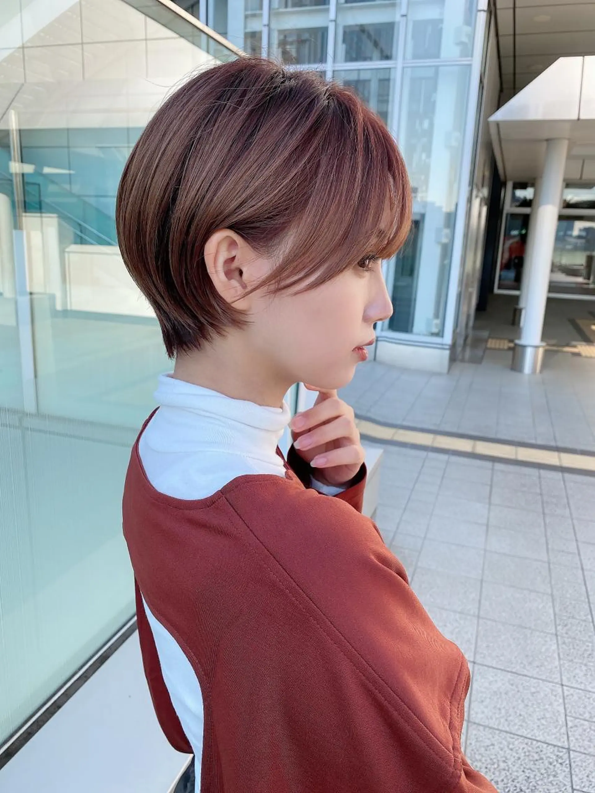 ショート カラー 女性が憧れる ショート/角田愛和のヘアスタイル